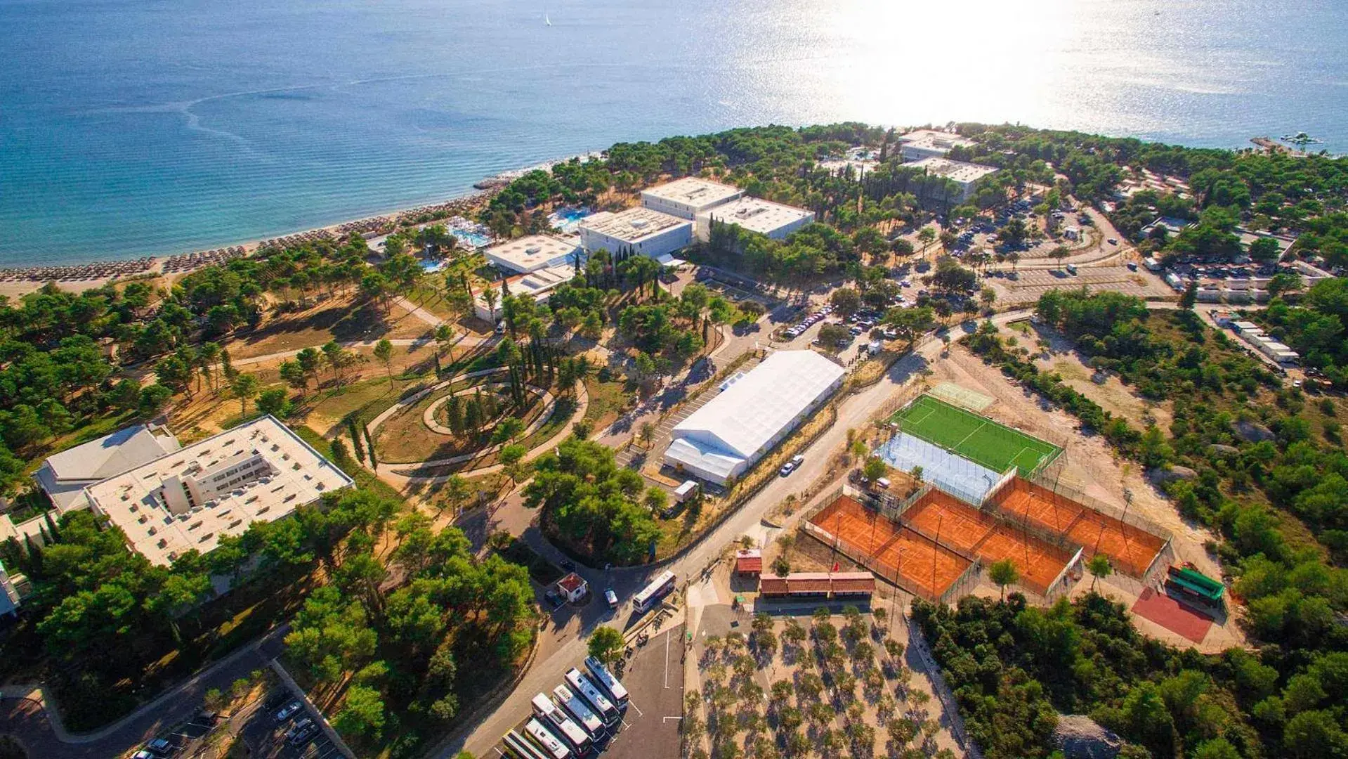 Bird's-eye View in Amadria Park Beach Hotel Niko