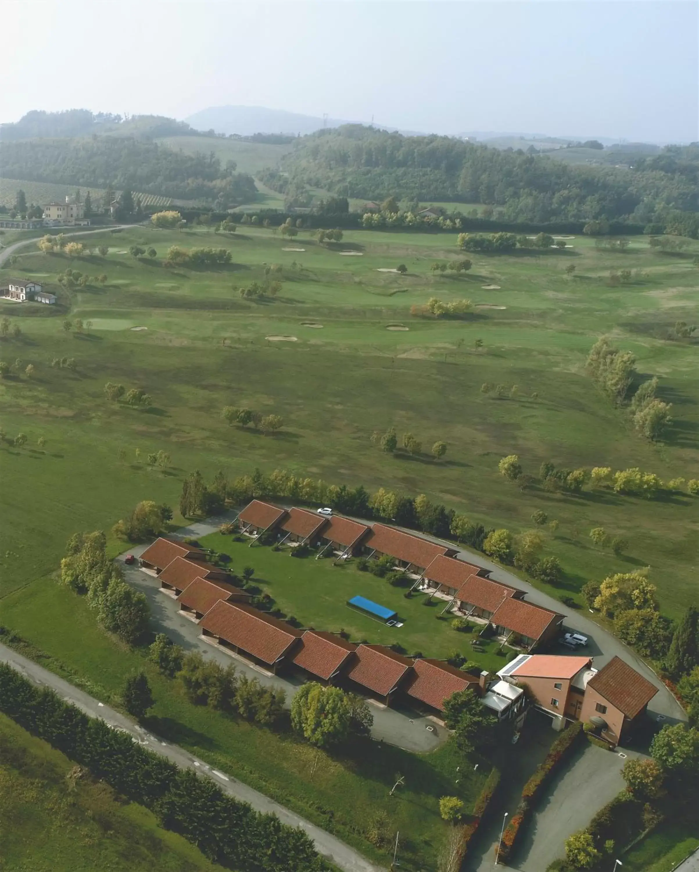 Bird's-eye View in Serravalle Golf Hotel