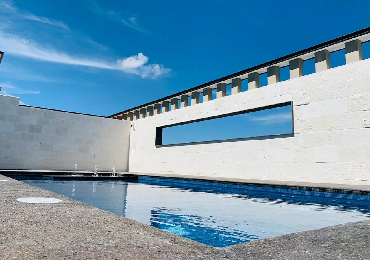 Pool view in Hotel MX más san miguel de allende