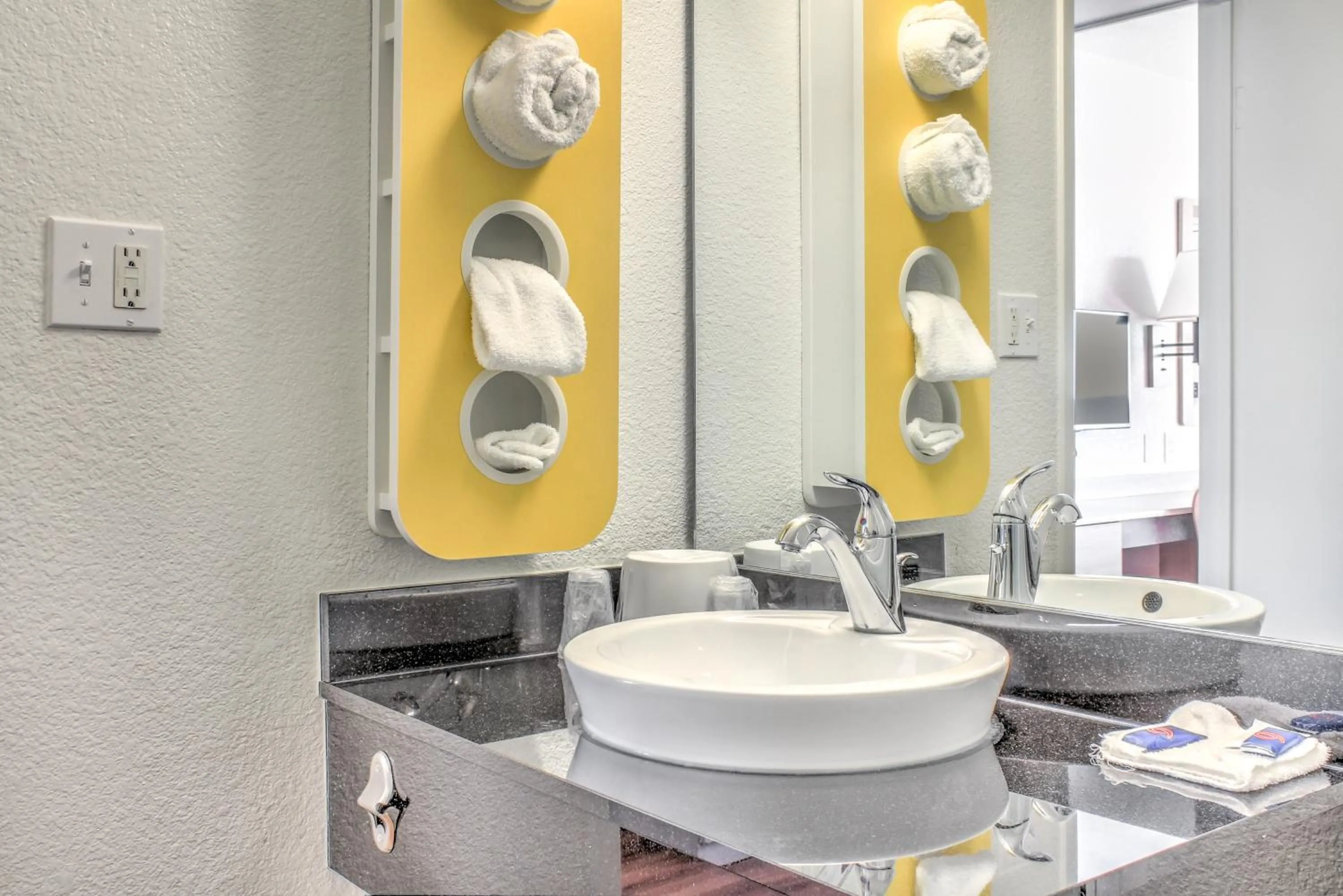 Bathroom in Motel 6-Mojave, CA