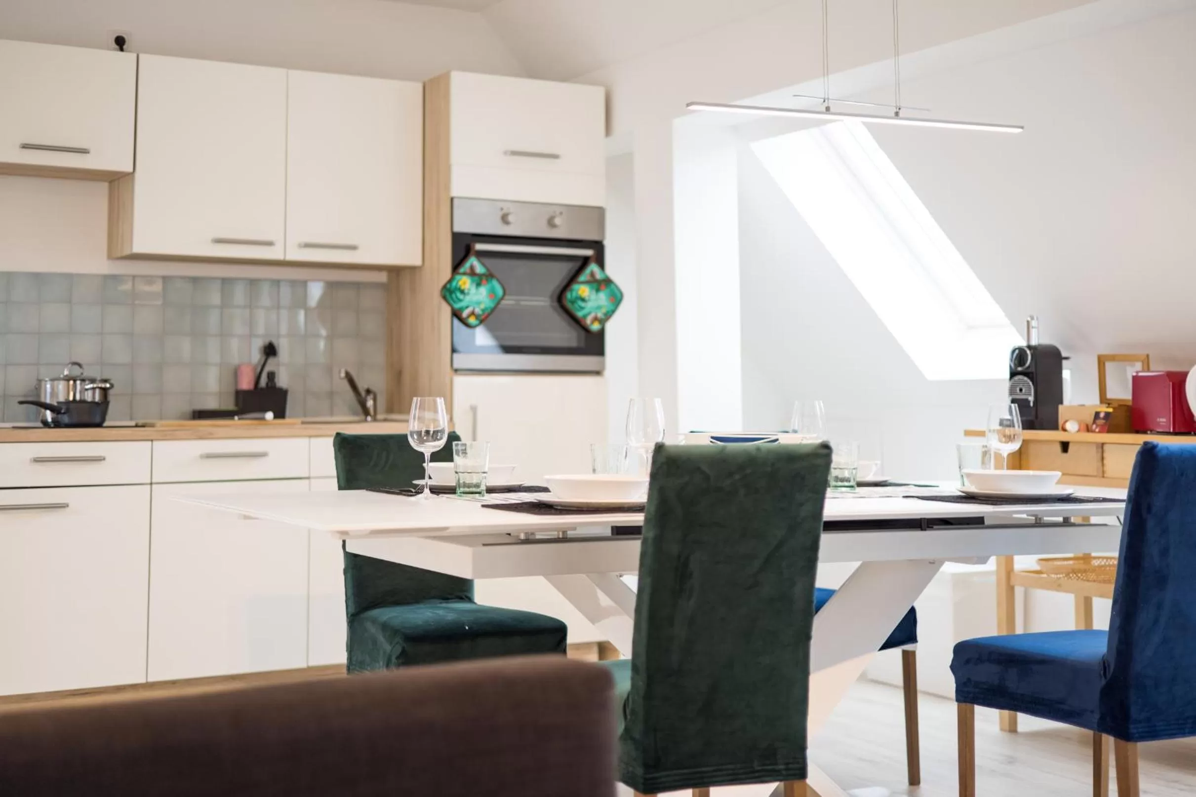 Kitchen or kitchenette in Arbio I Cozy Apartments Augsburg-Lechhausen