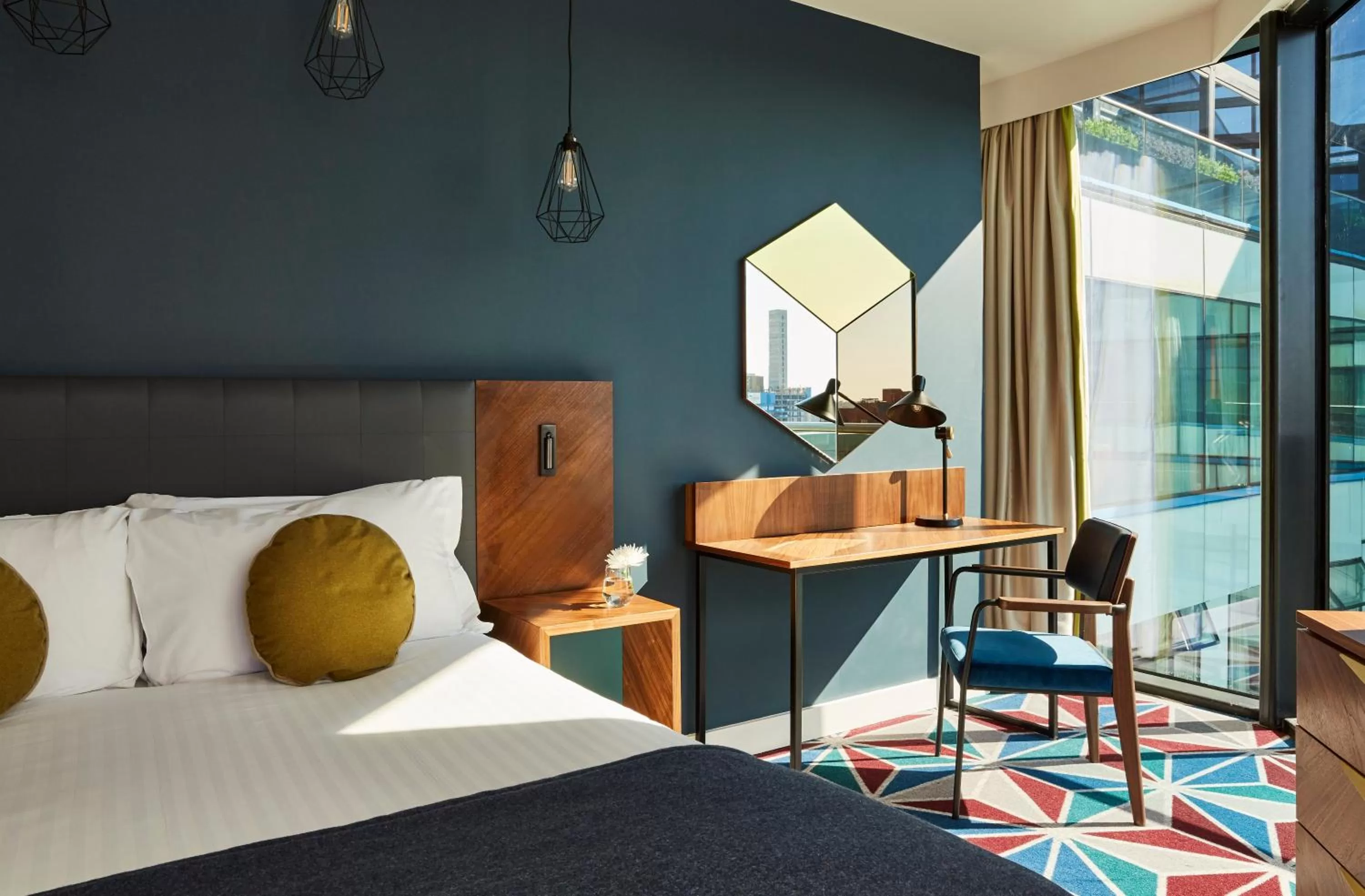 Photo of the whole room, Bed in The Cube Hotel Birmingham