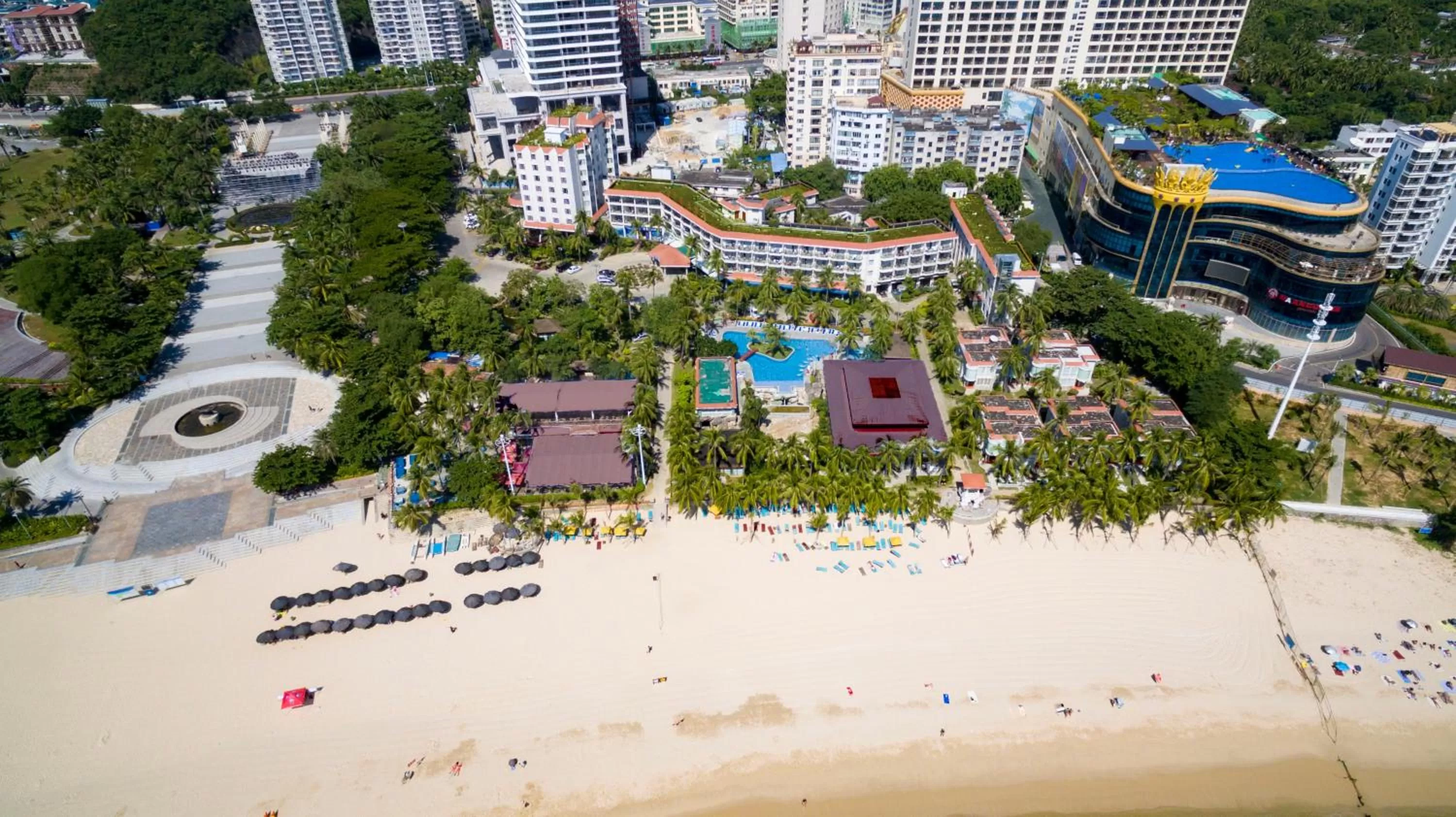 Bird's eye view in Sanya South China Hotel