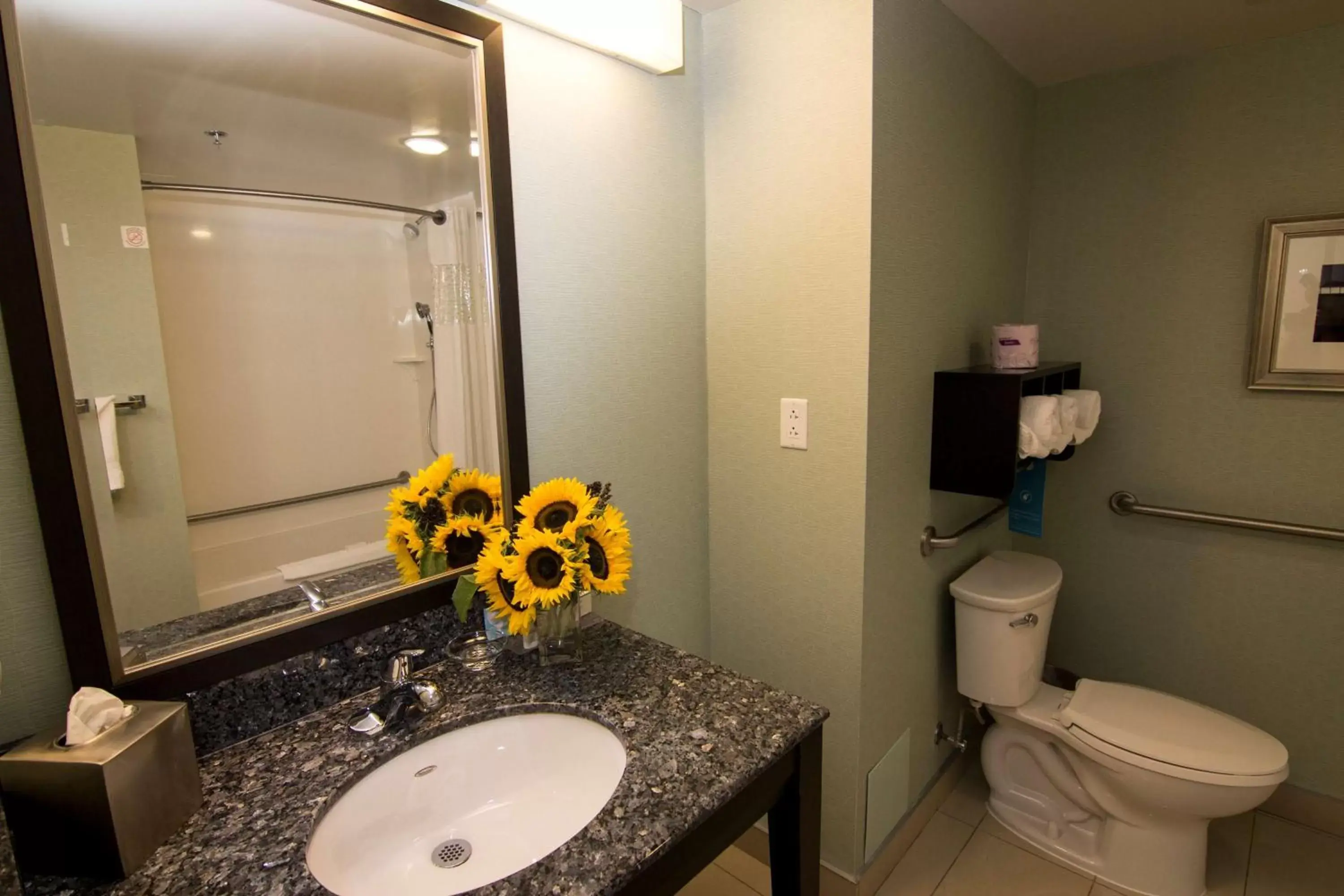 Photo of the whole room, Bathroom in Hampton Inn & Suites by Hilton St. John's Airport