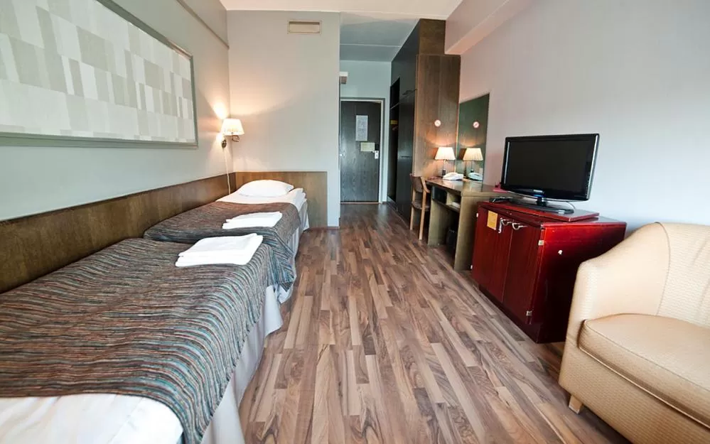 Bed in Hotel Lapuahovi