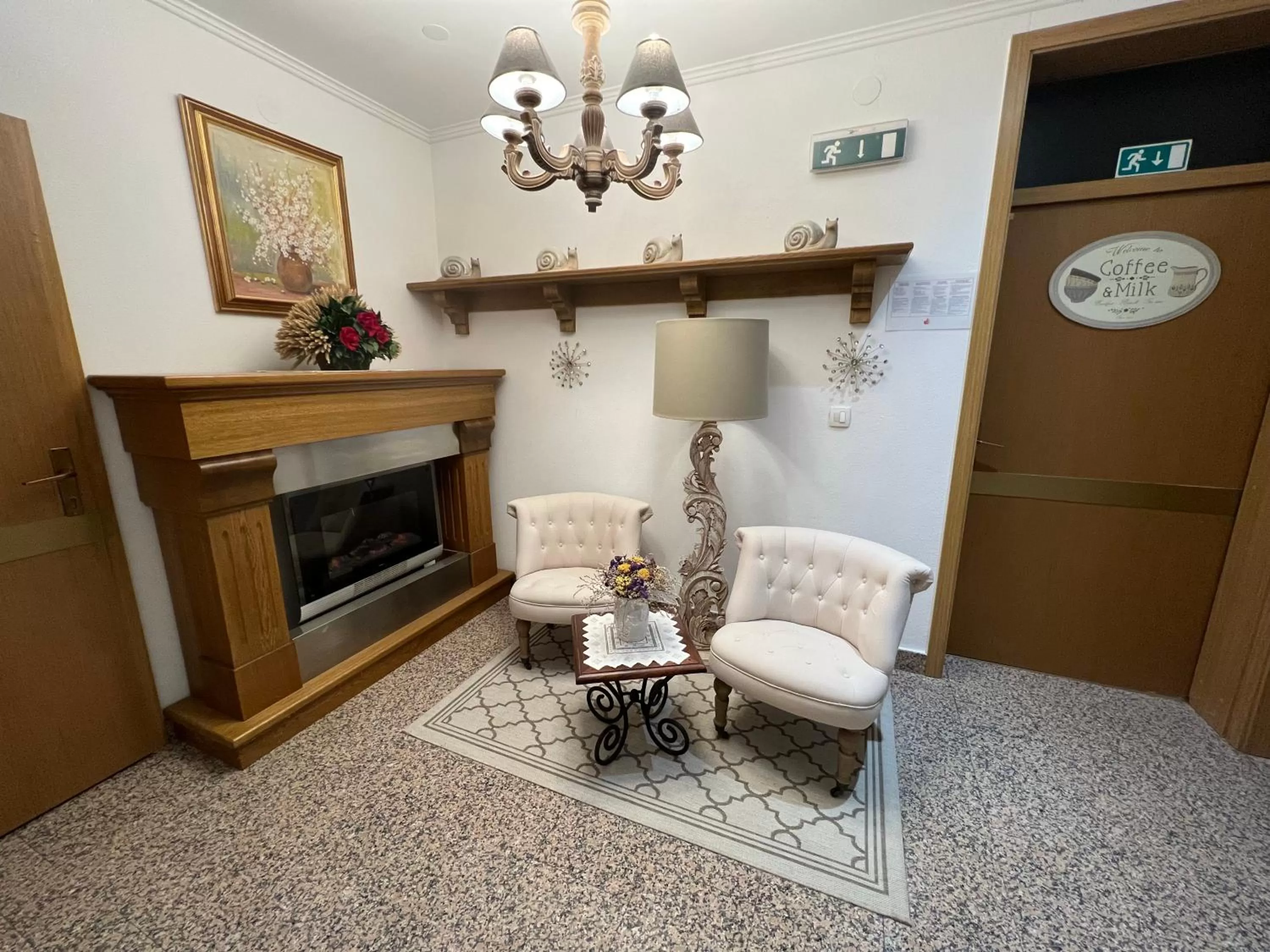 Seating area in Nature Hotel Lukanc