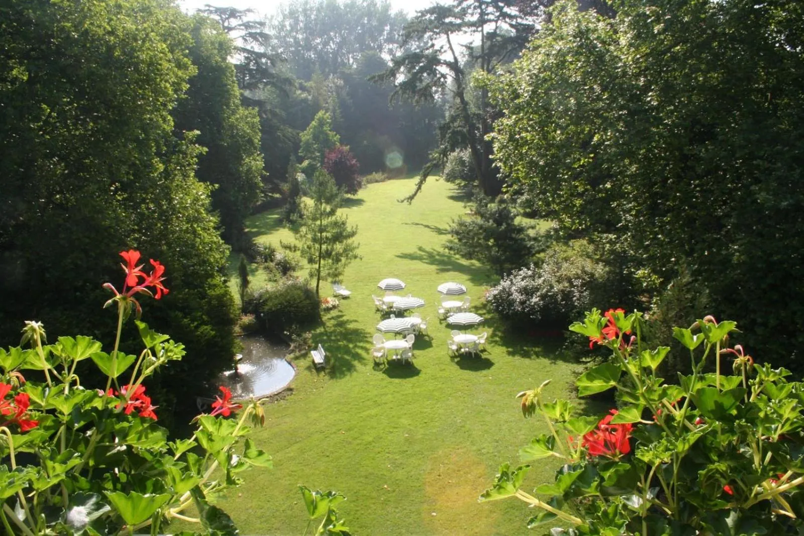 Garden in Belle Isle Sur Risle - Chateau Hotel & Spa