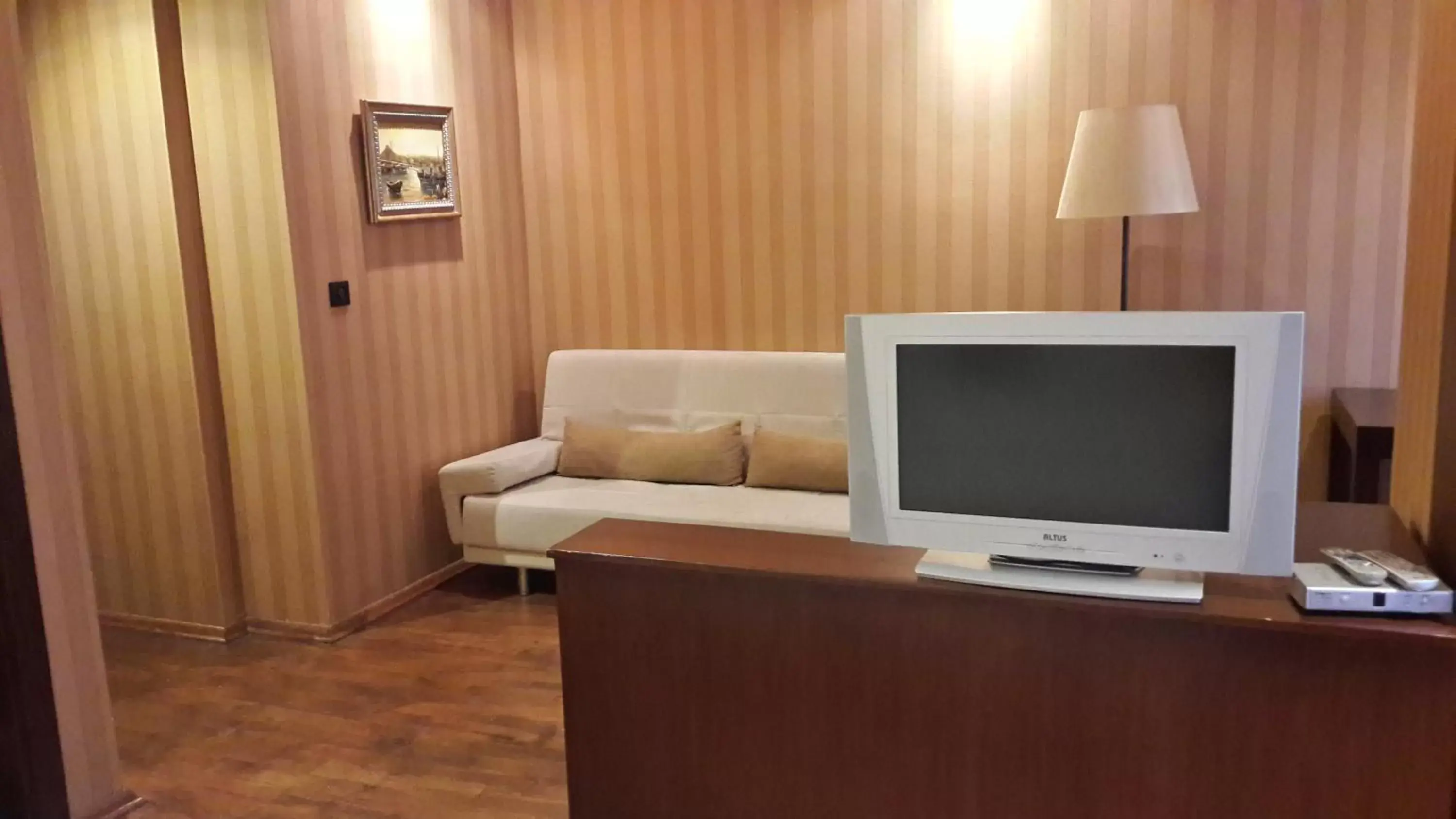 Seating area, TV/Entertainment Center in Mangana Konak Hotel