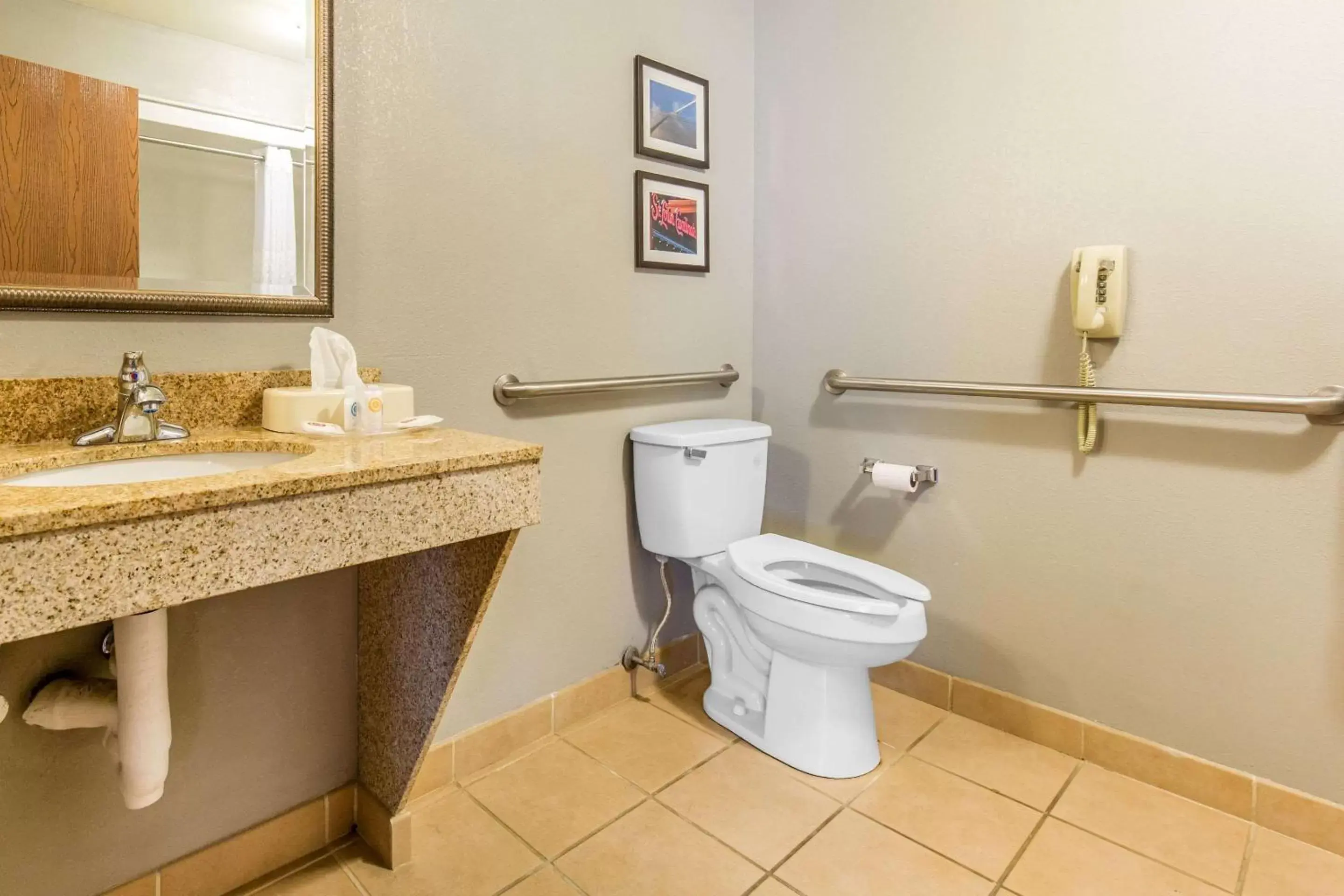 Toilet, Bathroom in Comfort Suites Fairview Heights