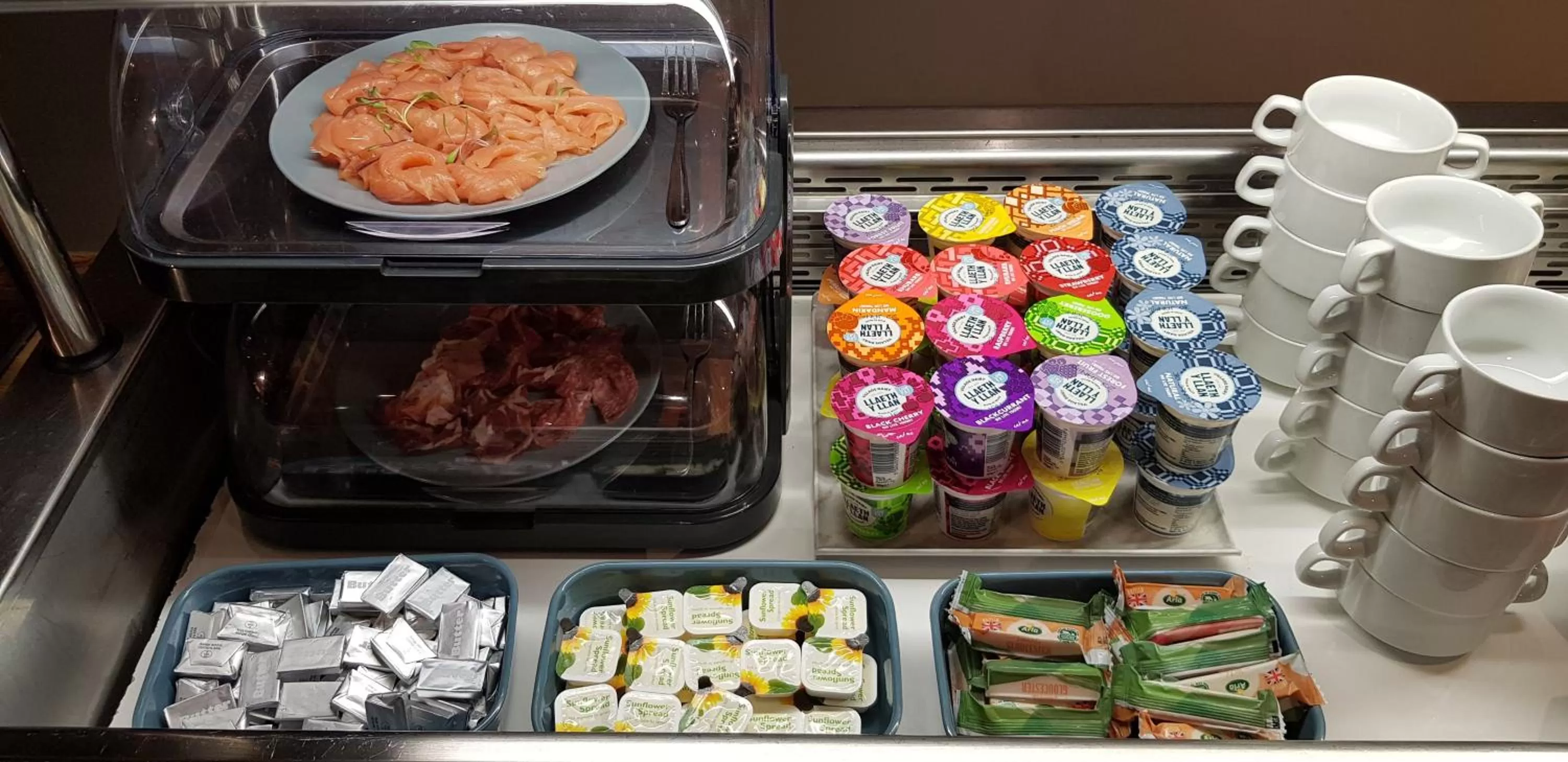 Buffet breakfast in Future Inn Cardiff Bay