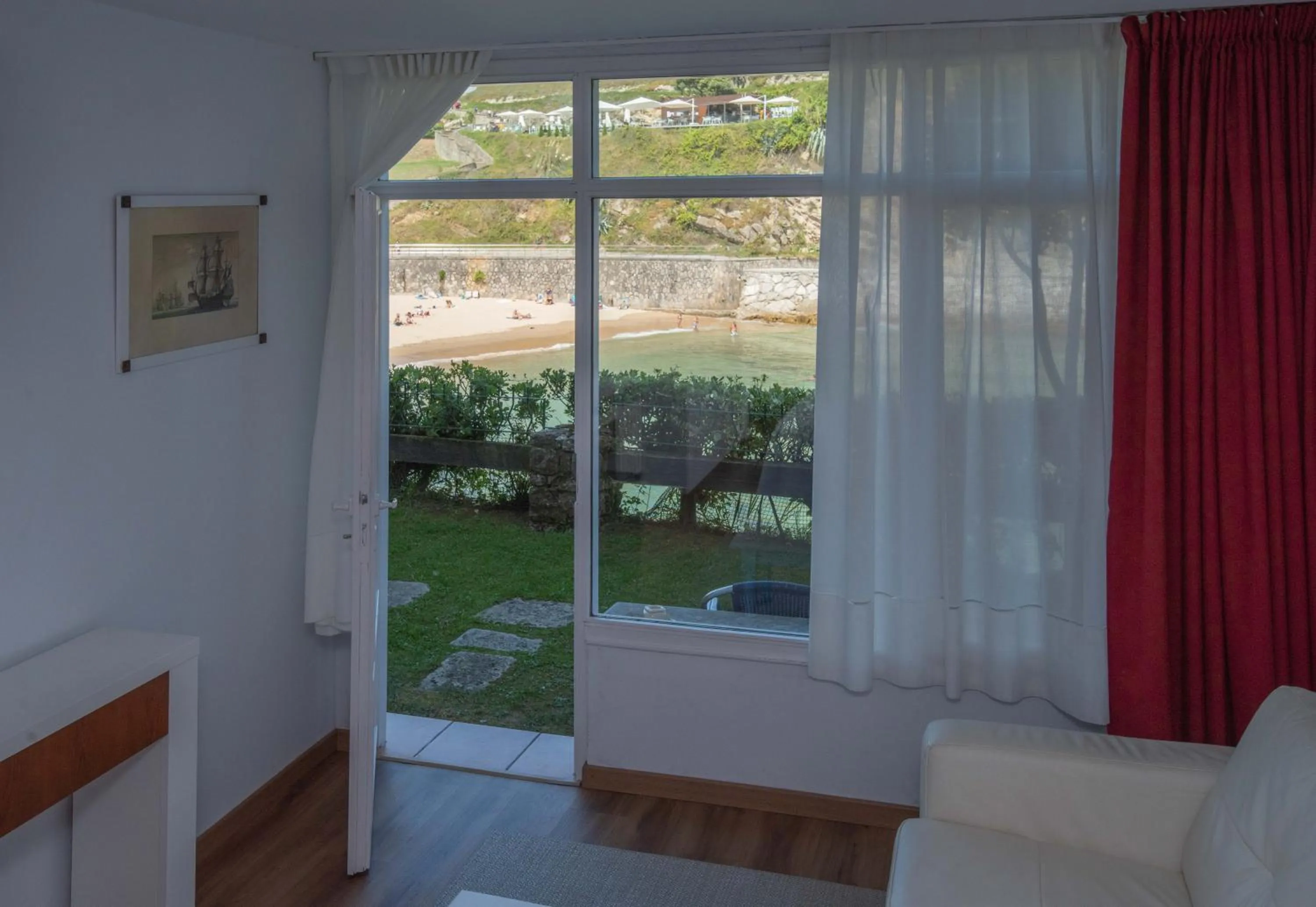 Garden view in Hotel Sablón