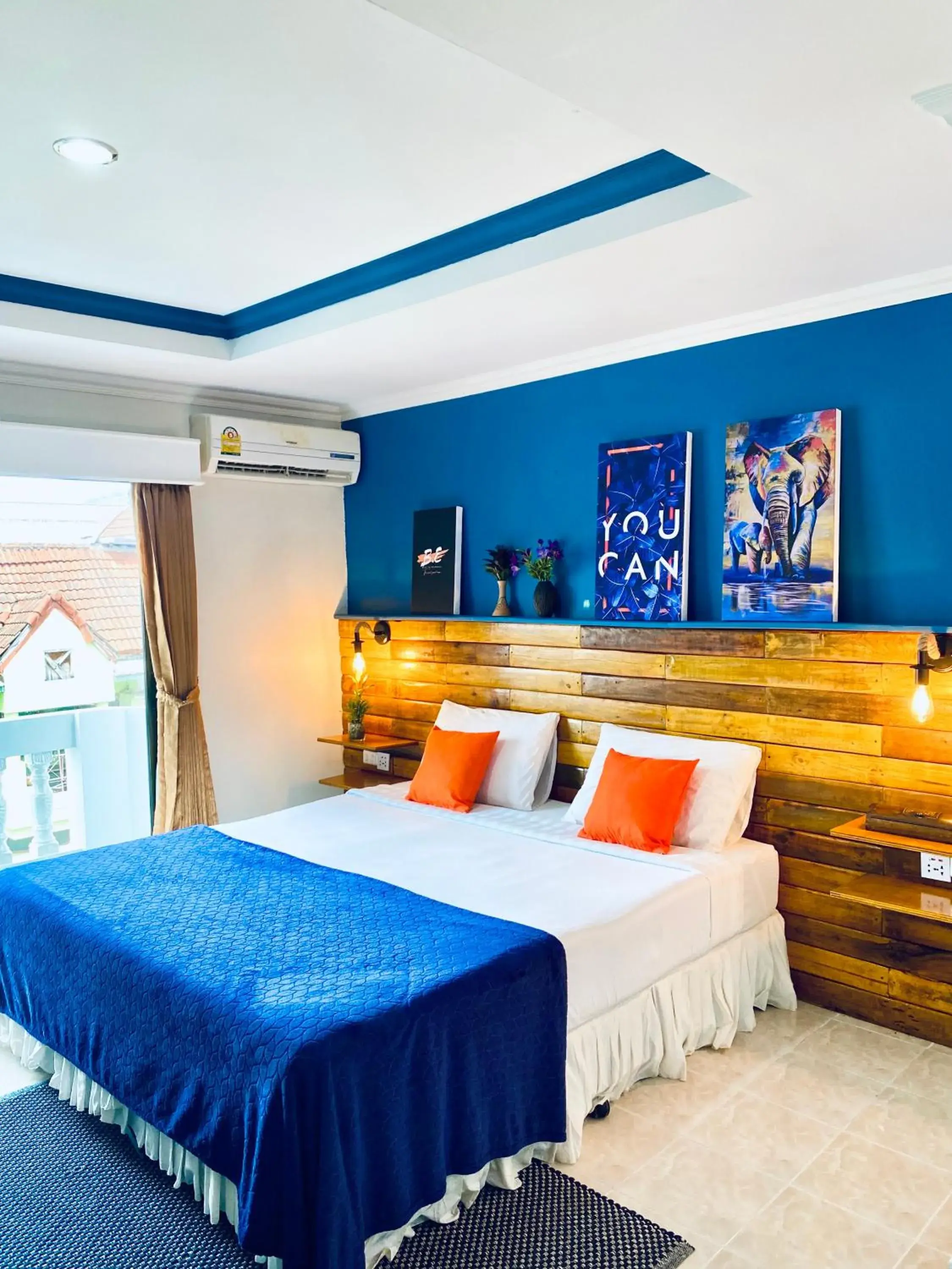 Bed in BH Baan Paradise Hotel Patong Bed in BH Baan Paradise Hotel Patong