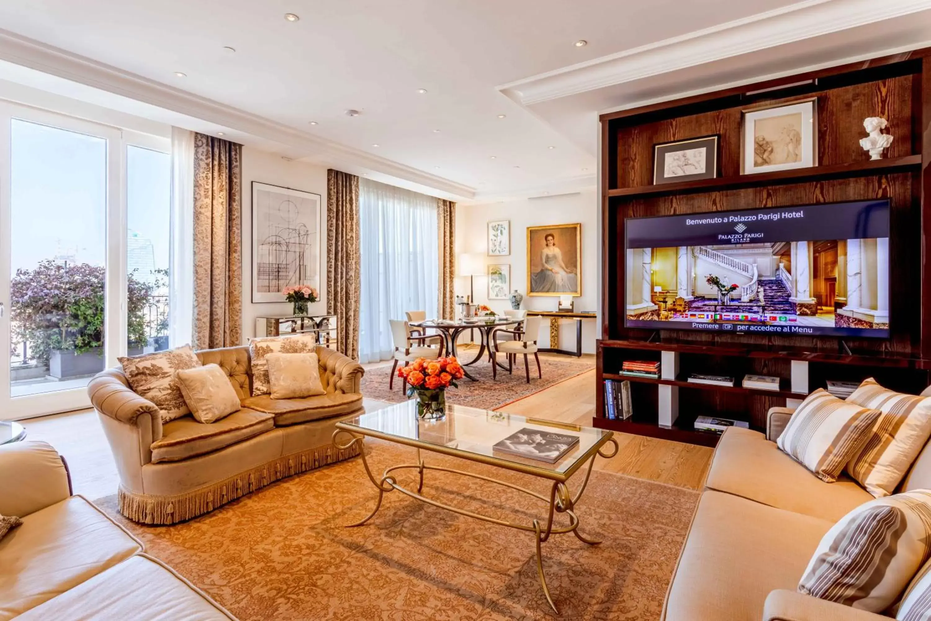 Living room, Seating Area in Palazzo Parigi Hotel & Grand Spa - LHW