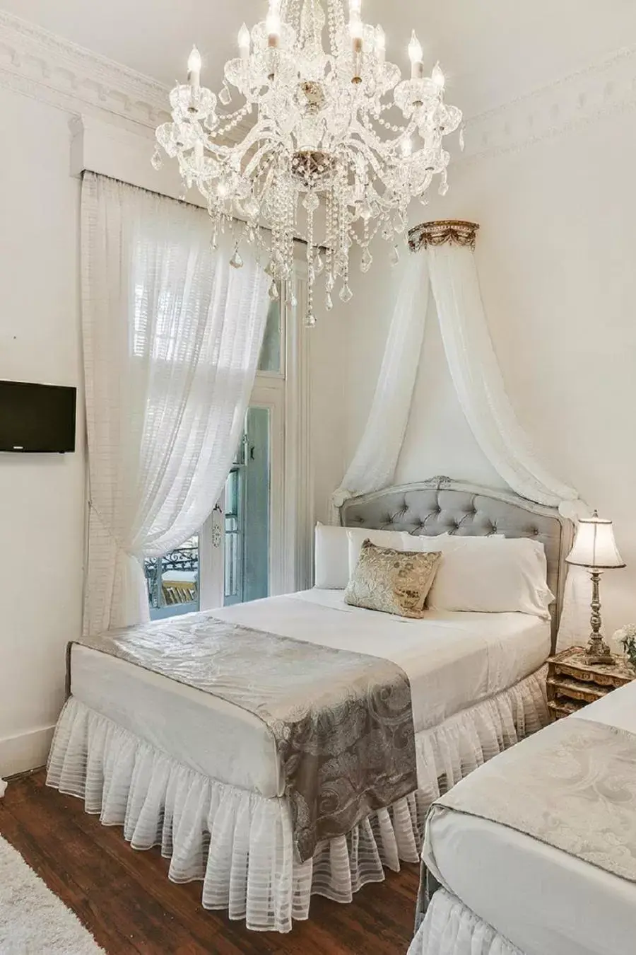 Bed in French Quarter Mansion