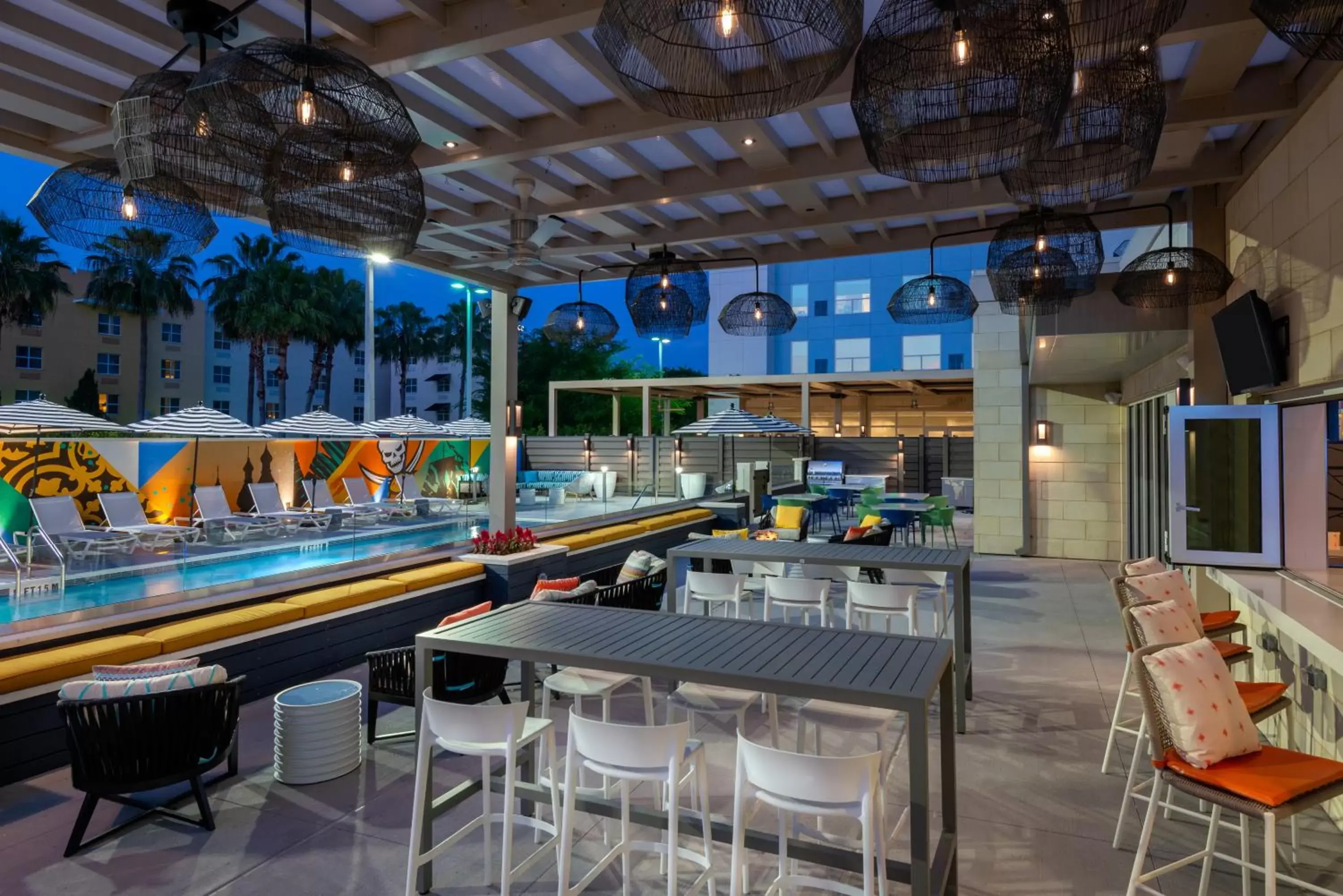 Lounge or bar, Restaurant/Places to Eat in Hyatt House Tampa Airport/Westshore