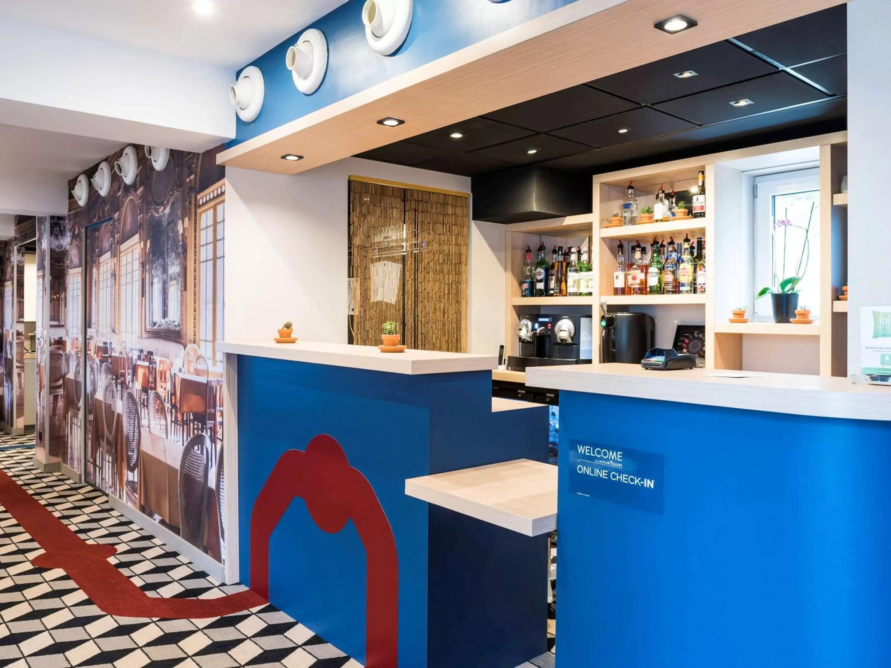 Lounge or bar, Lobby/Reception in ibis Styles Clamart Gare Grand Paris