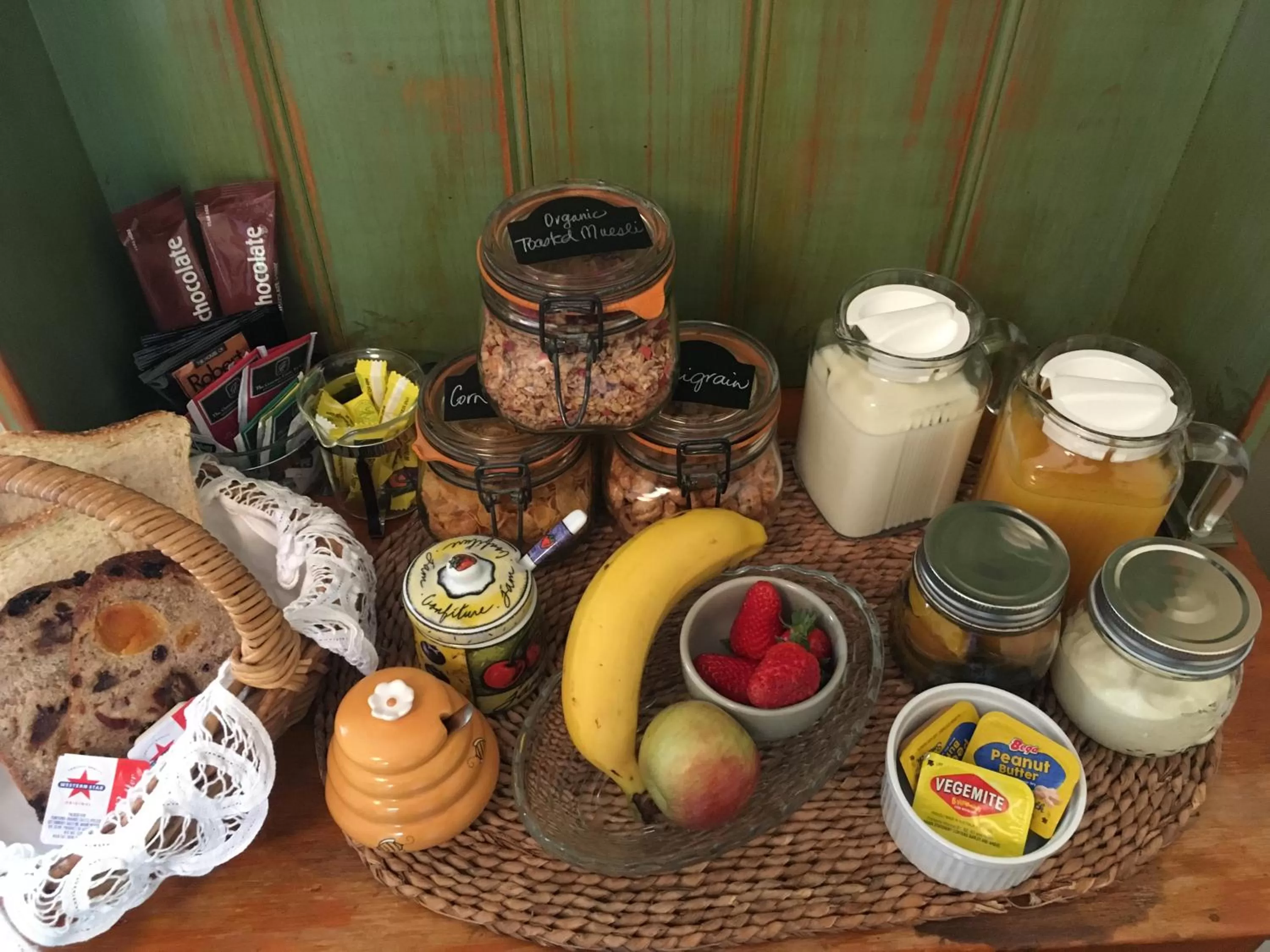 Continental breakfast in Belgrave Hideaway