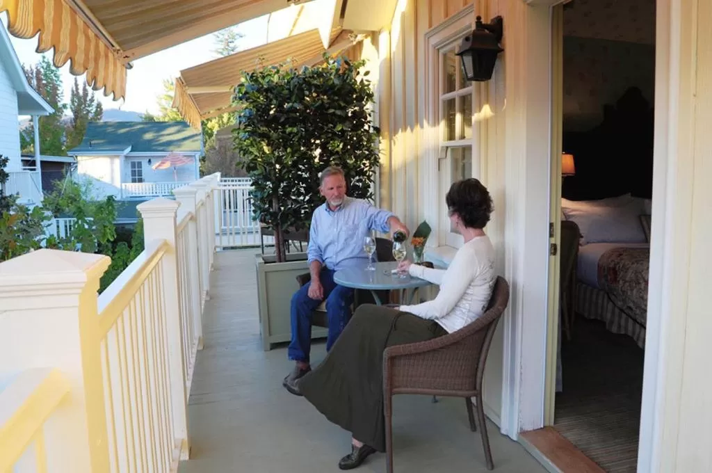 Patio in Tallman Hotel