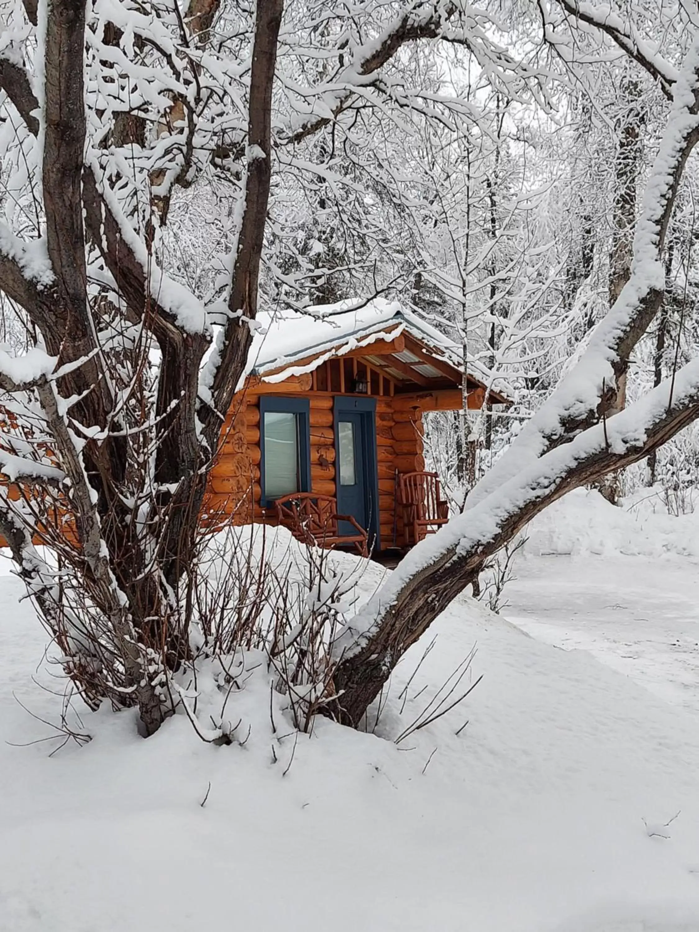 Winter in Hatcher Pass Cabins