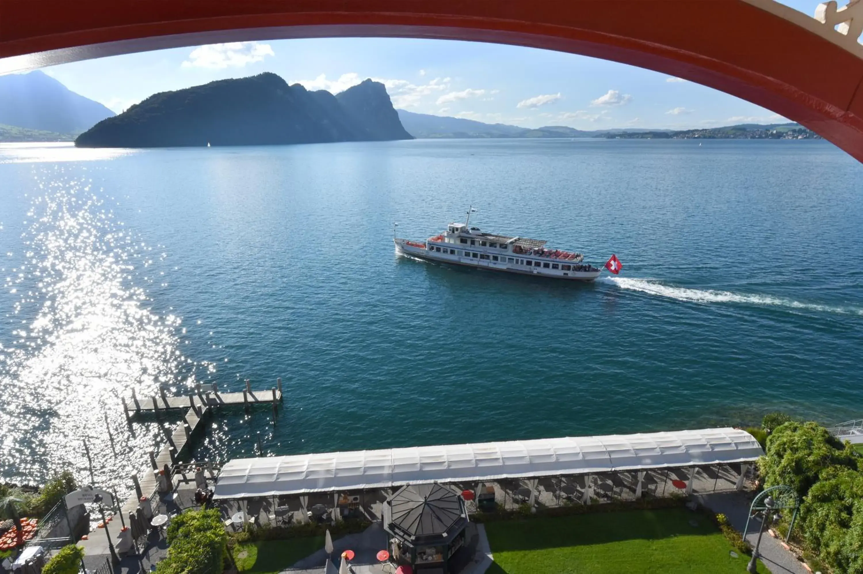 Lake view, Natural Landscape in Hotel Vitznauerhof