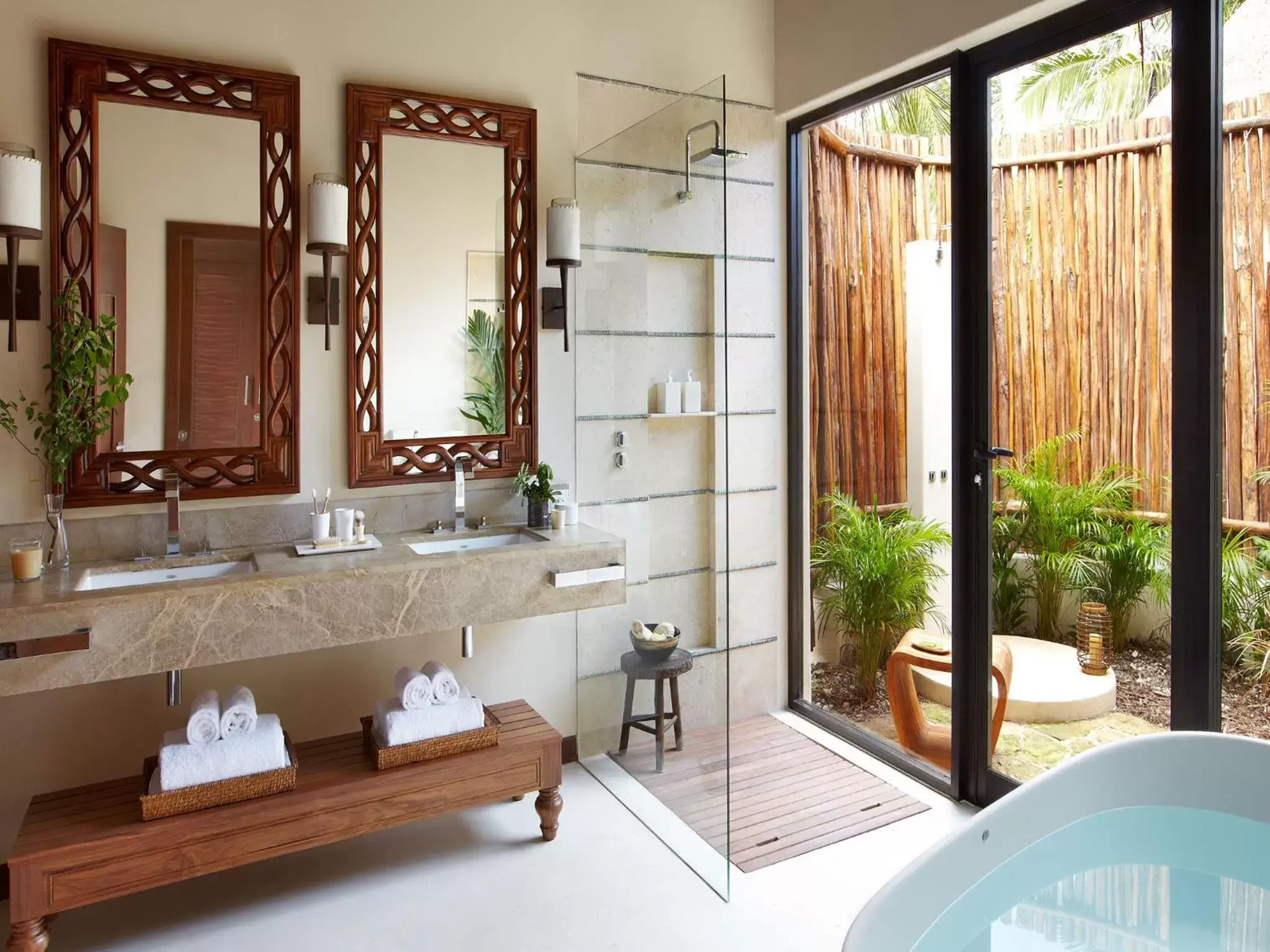 Bathroom in Viceroy Riviera Maya, a Luxury Villa Resort