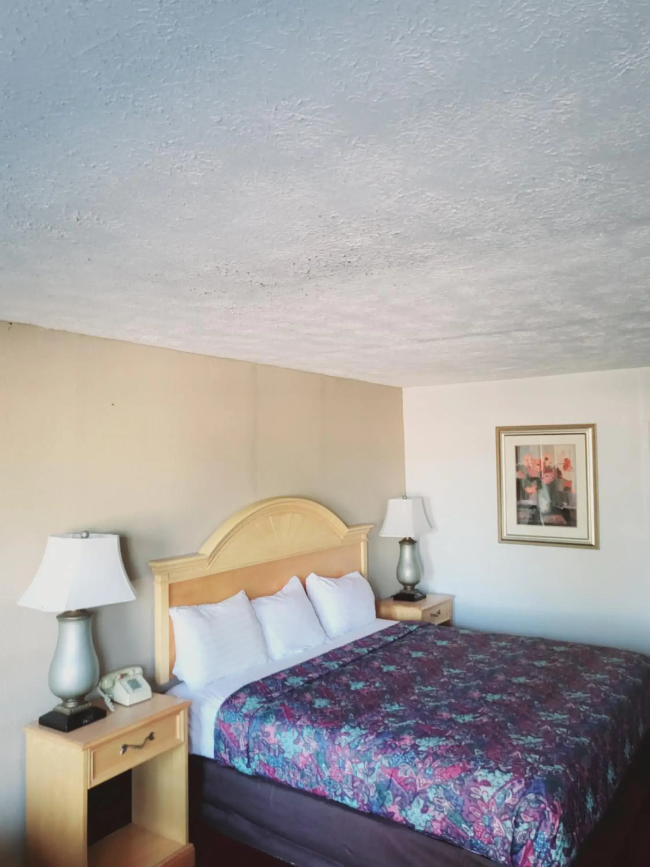 Bed in Rodeway Inn Bed in Rodeway Inn