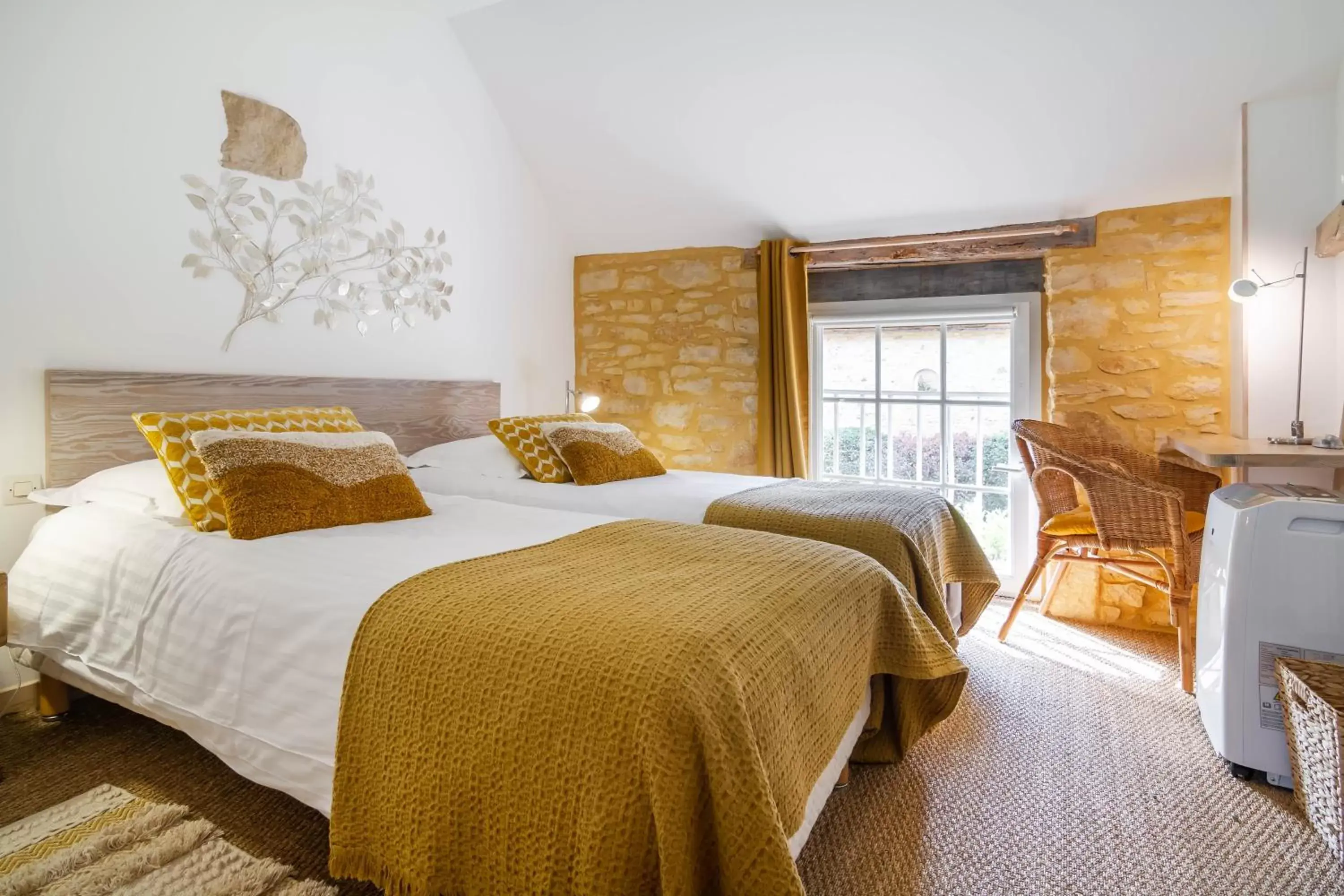 Bedroom, Bed in Le Clos Vallis