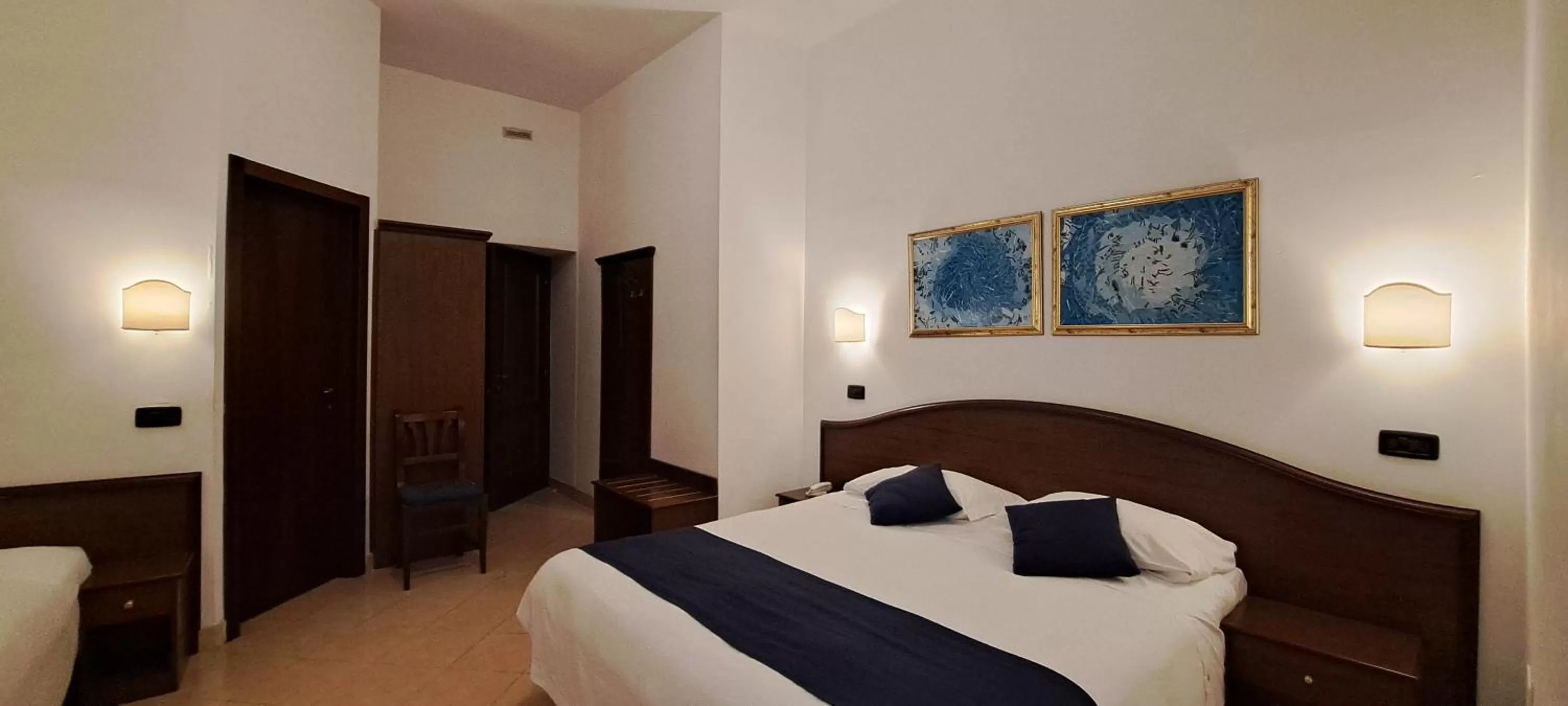 Bed in Hotel Bonazzi