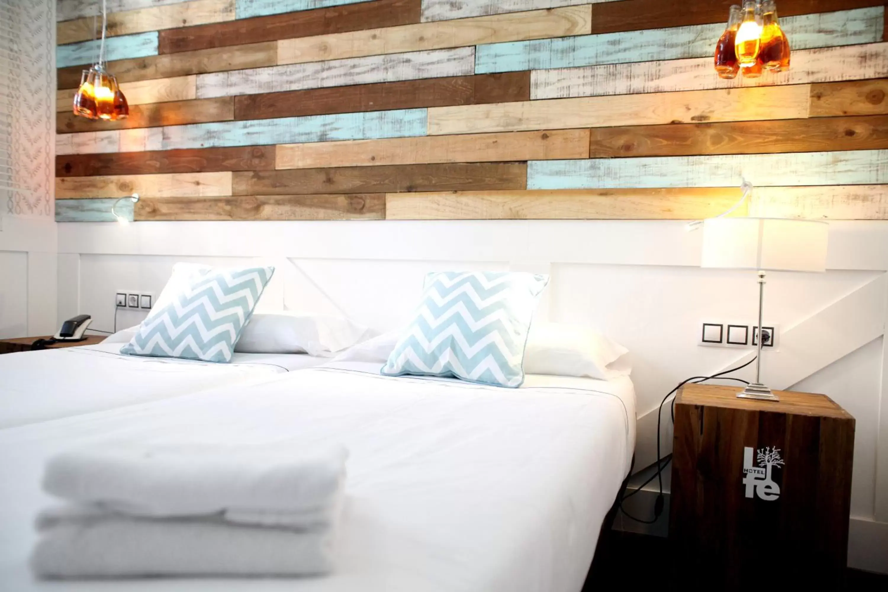 Bed in Hotel Life Gran Via Design