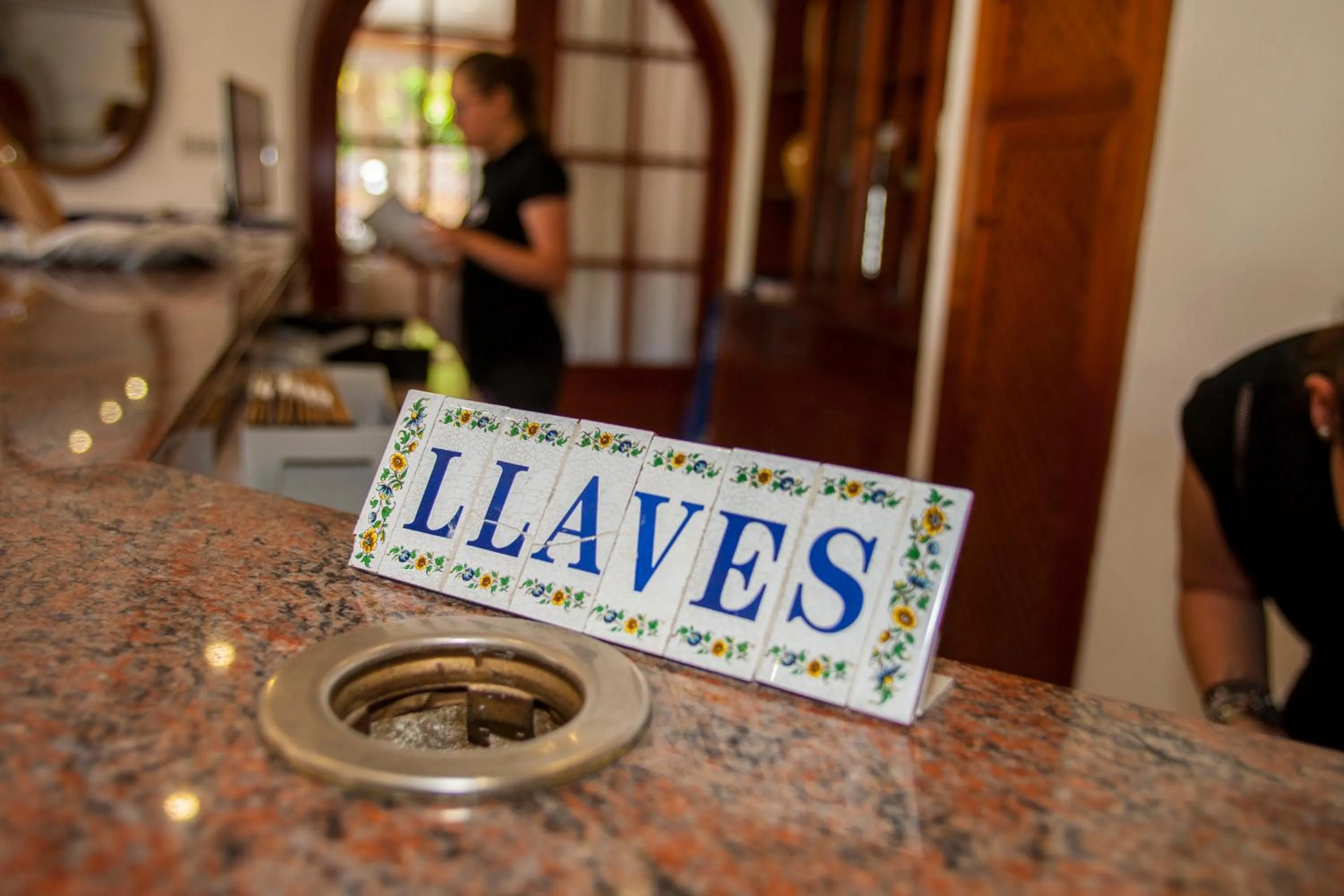 Lobby or reception in Hotel Comarruga Platja