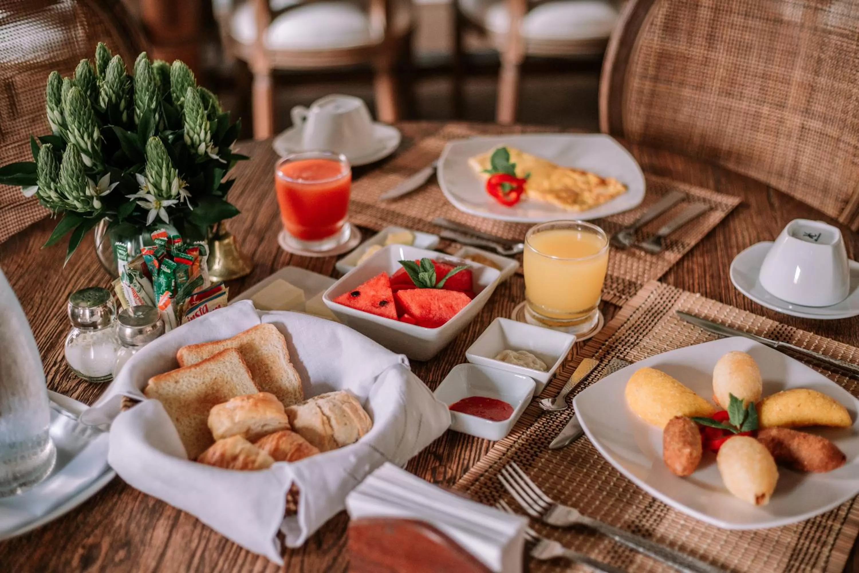 Food close-up in Hotel Boutique Casa del Coliseo
