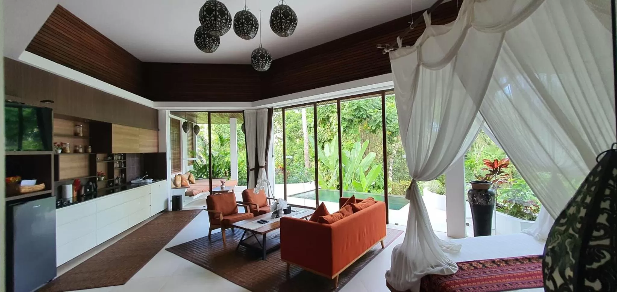 Living room in Cahaya Indah Villas