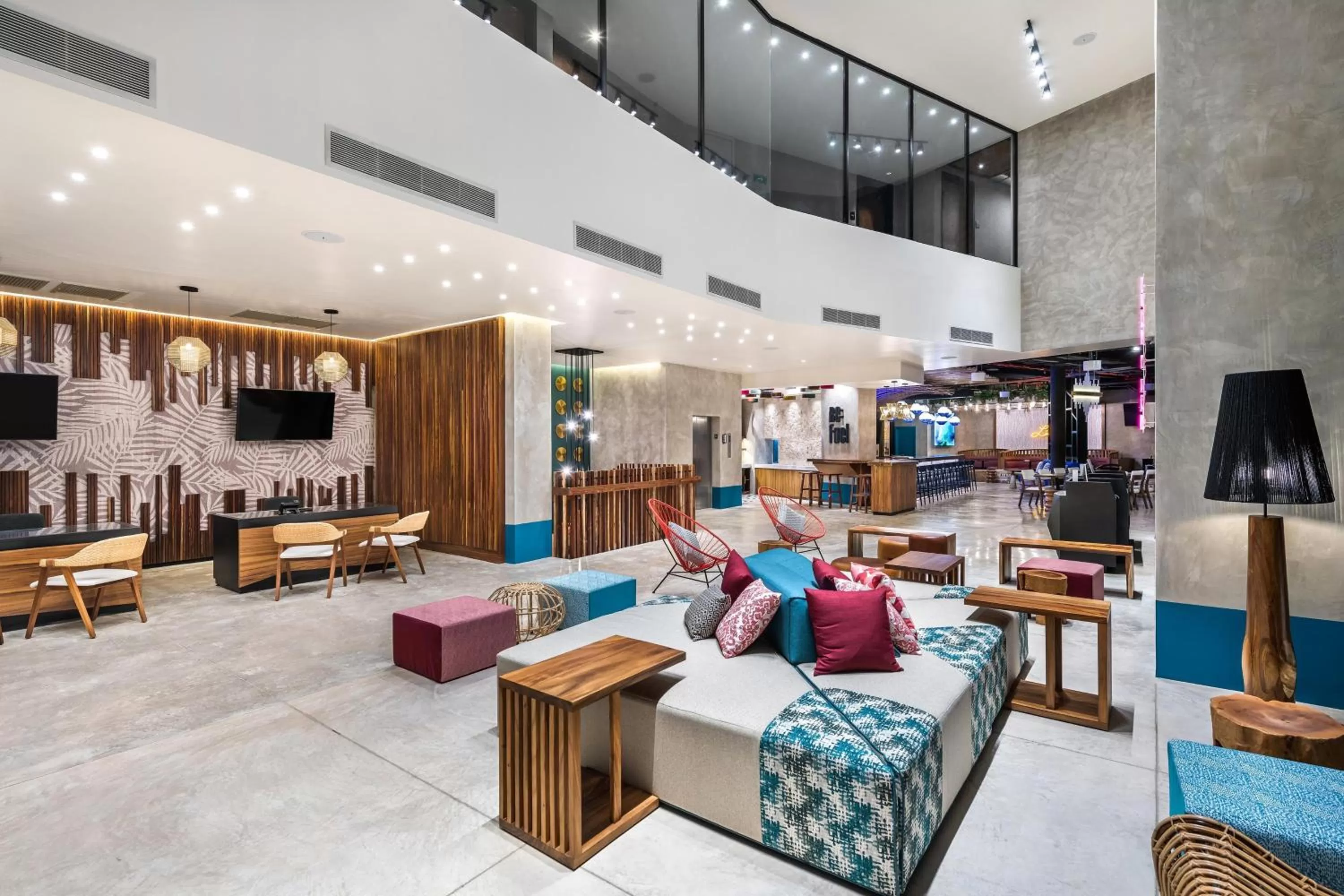 Lobby or reception in Aloft Tulum