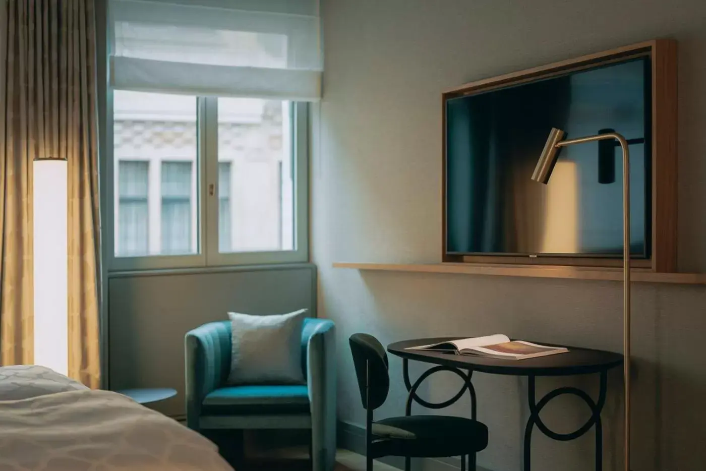 Bedroom, Seating Area in Hotel Märthof Basel