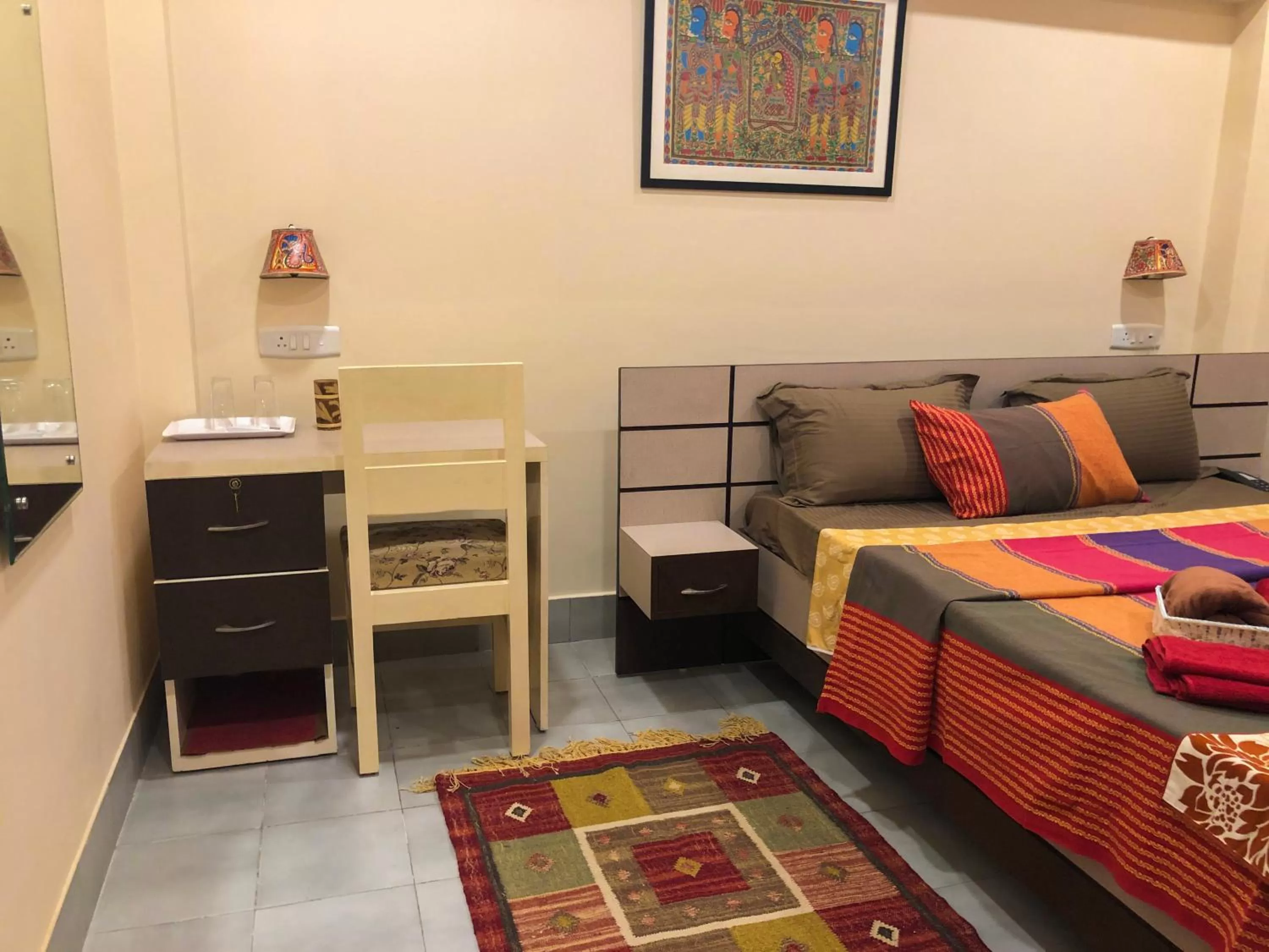 Bed in Bougainvillea