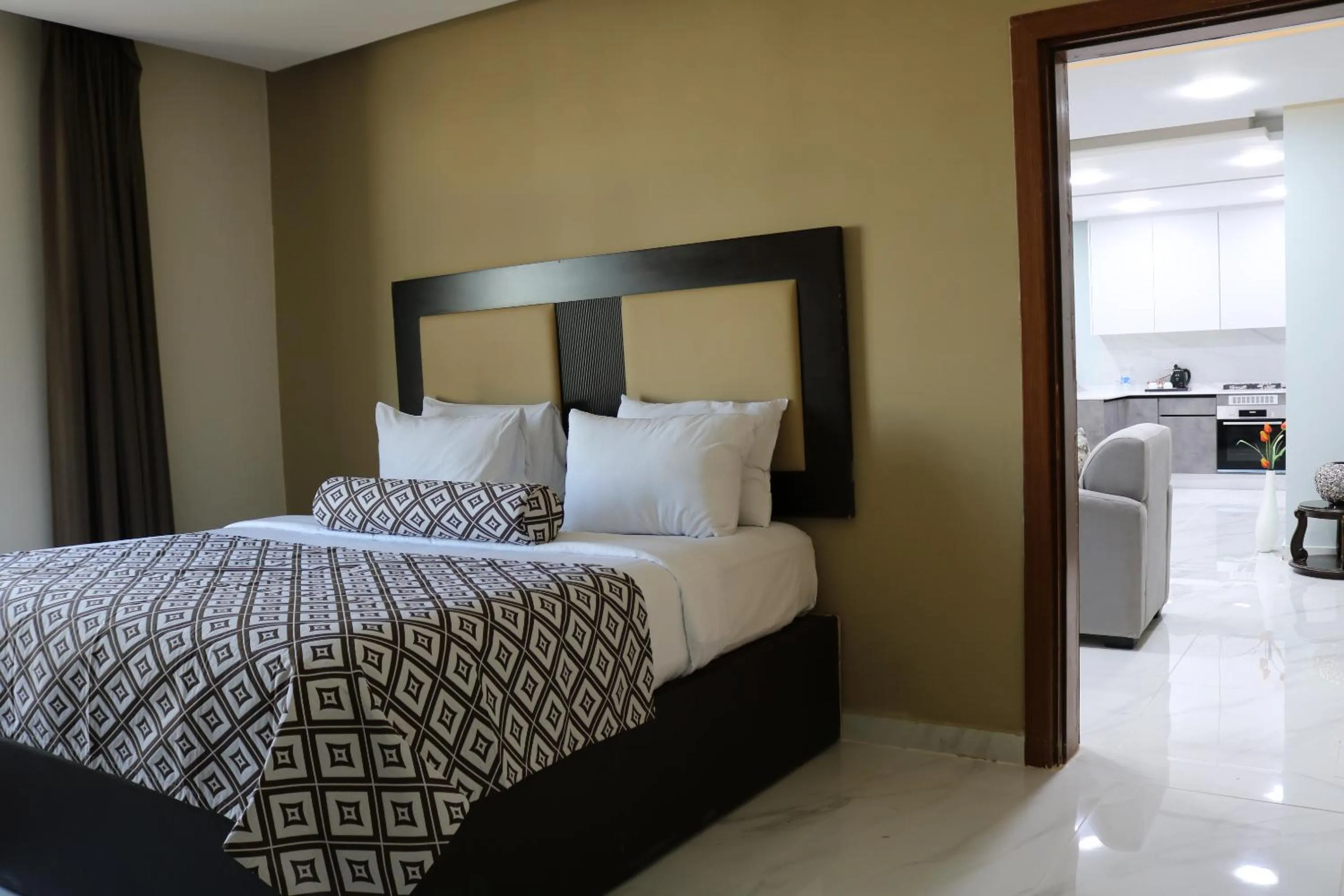 Bed in Olive Tree Amman