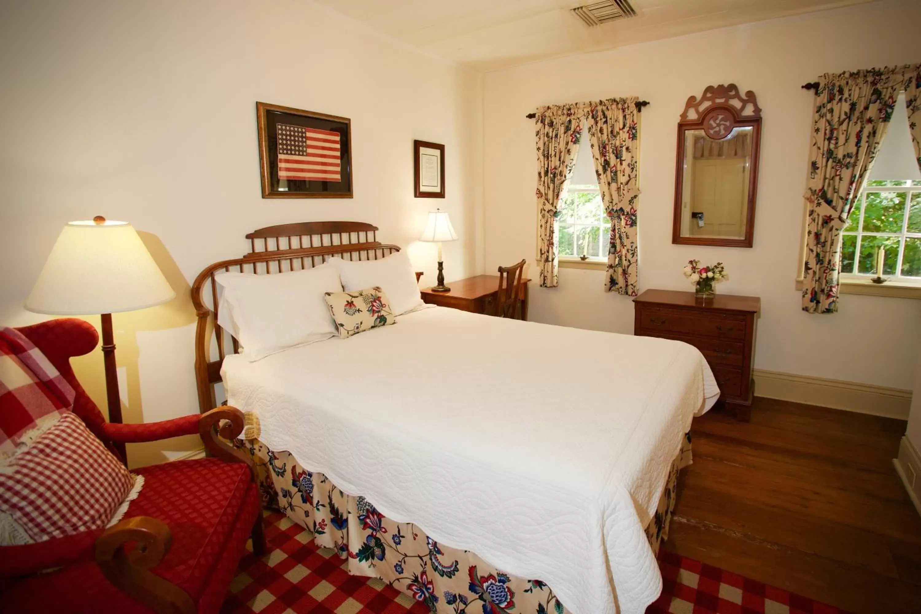 Bed in The Zevely Inn