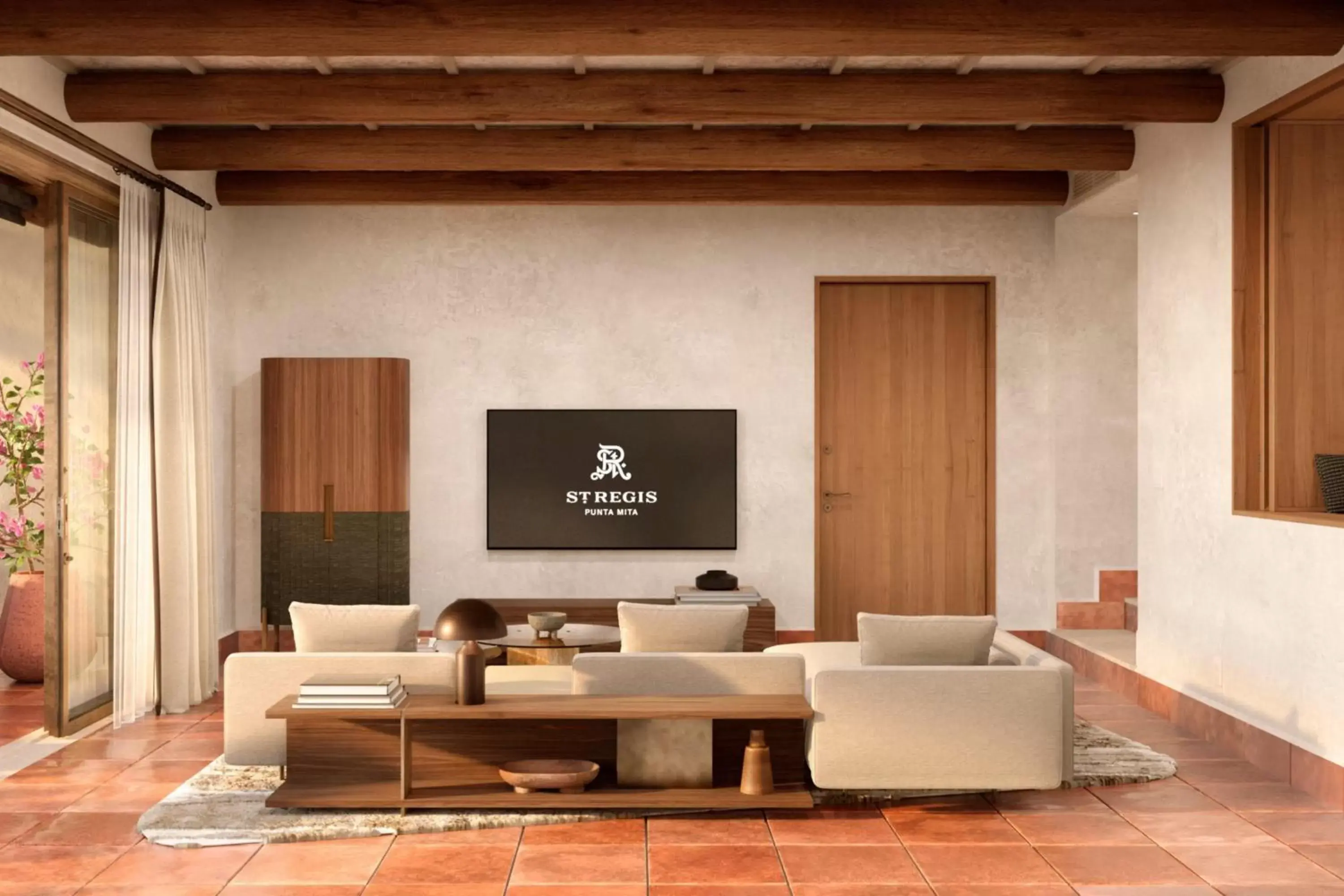 Living room, Seating Area in The St. Regis Punta Mita Resort