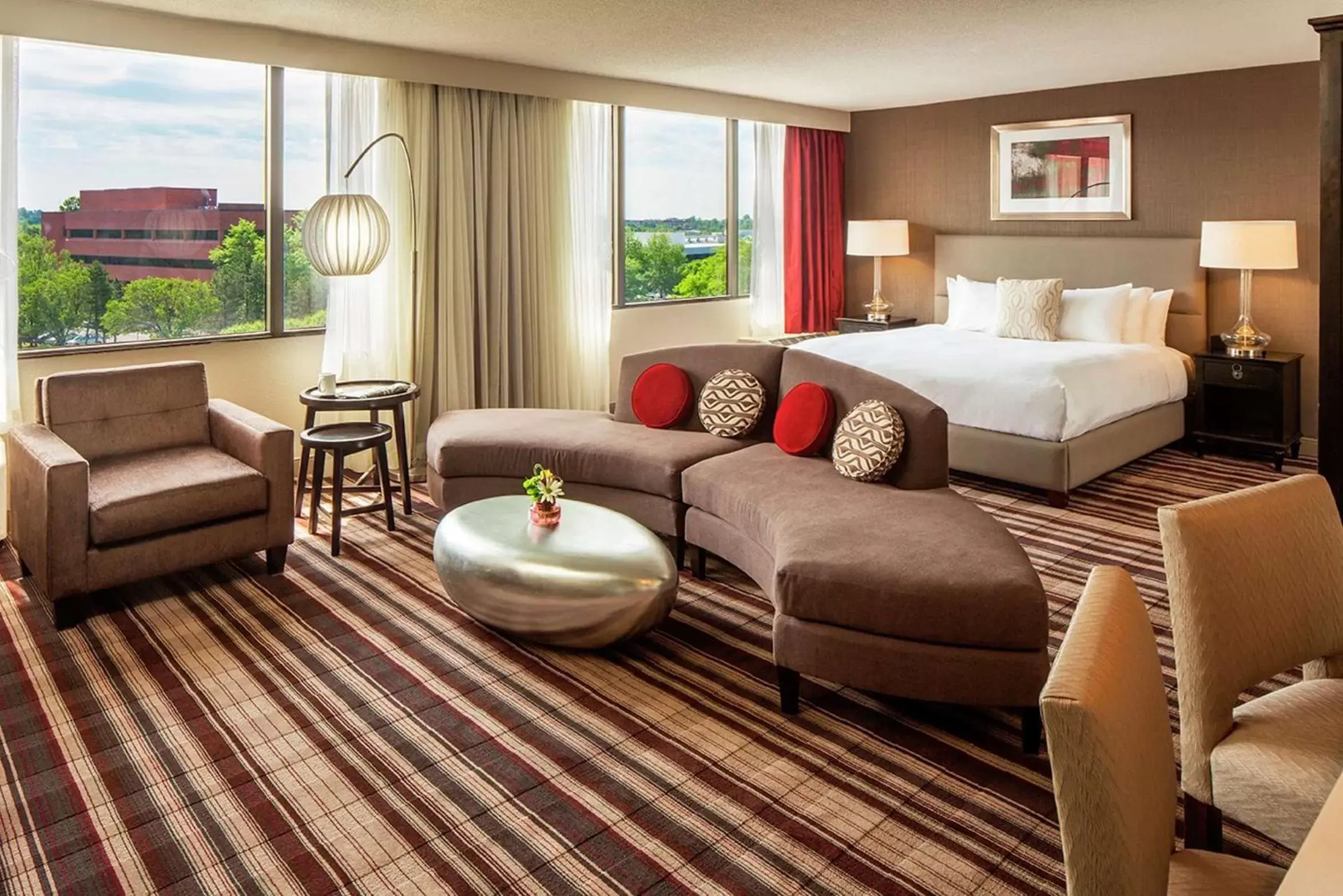 Living room in DoubleTree by Hilton Hotel Largo Washington DC