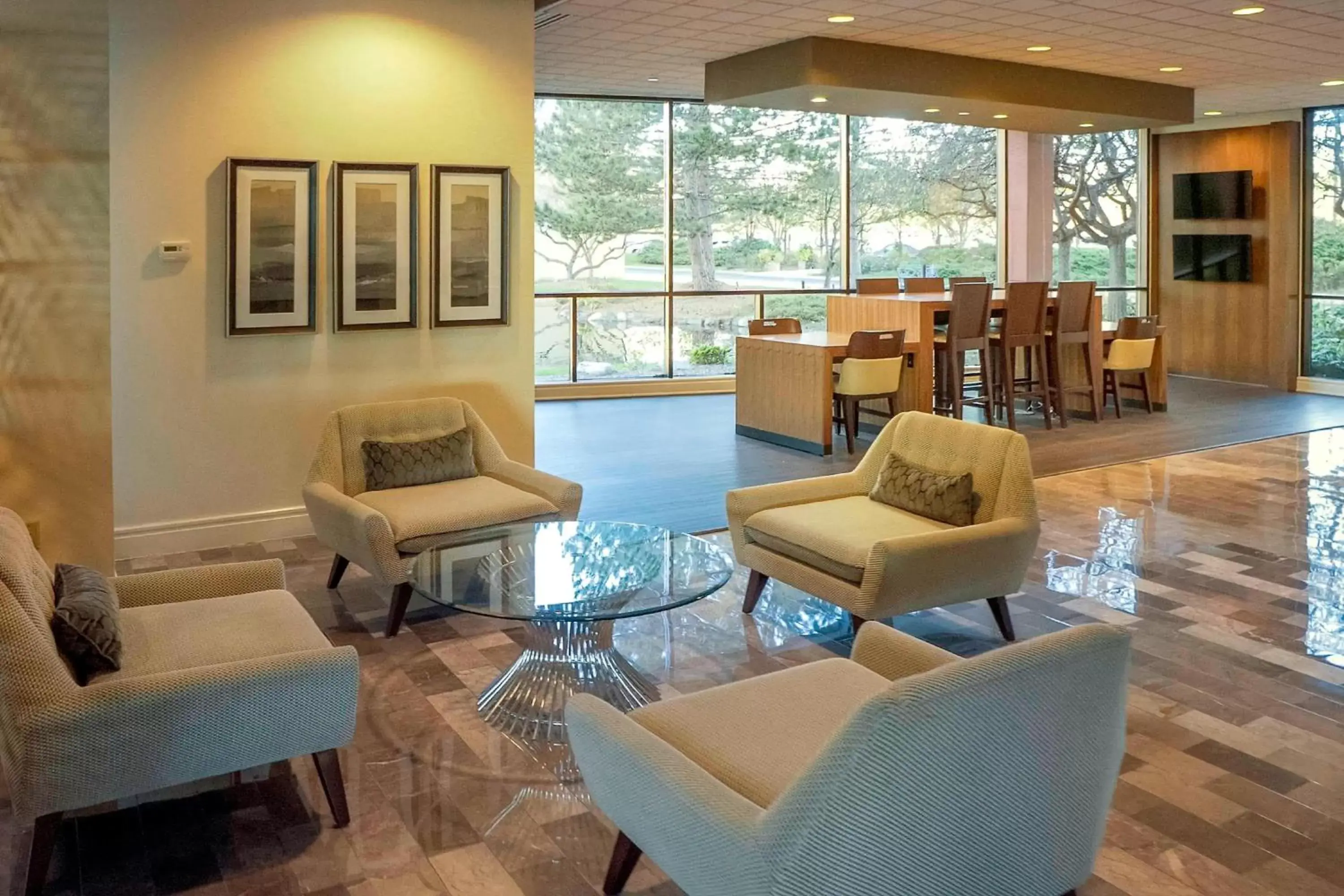 Lobby or reception, Seating Area in Ann Arbor Marriott Ypsilanti at Eagle Crest