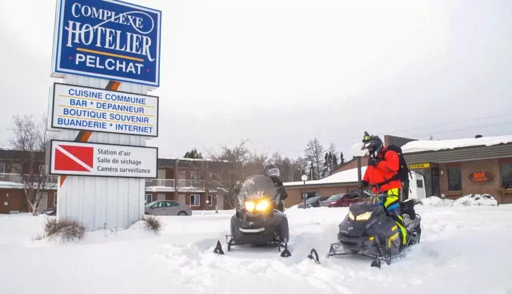 Winter in Complexe Hotelier Escoumins