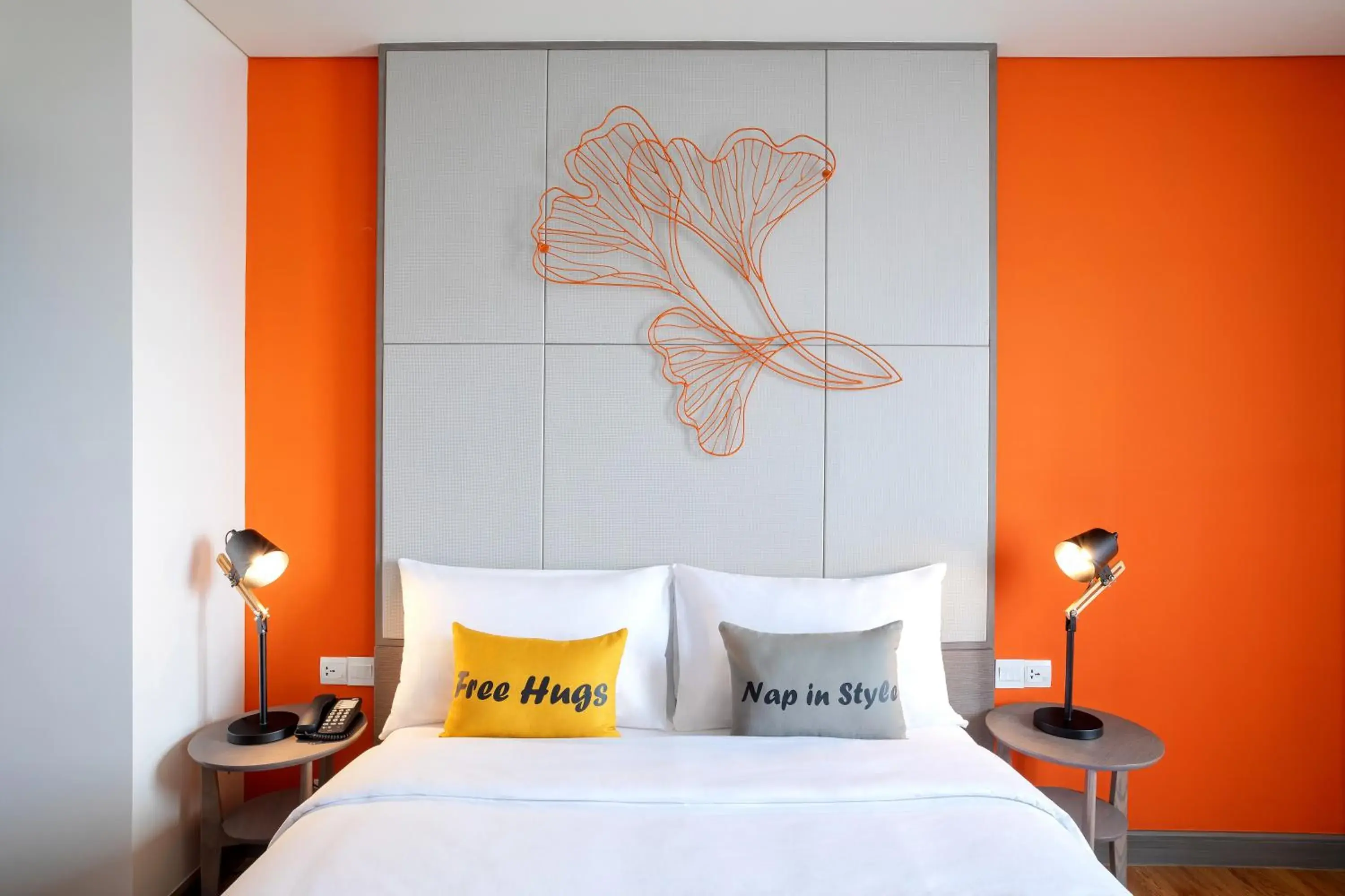 Bedroom, Bed in ibis Styles Siem Reap