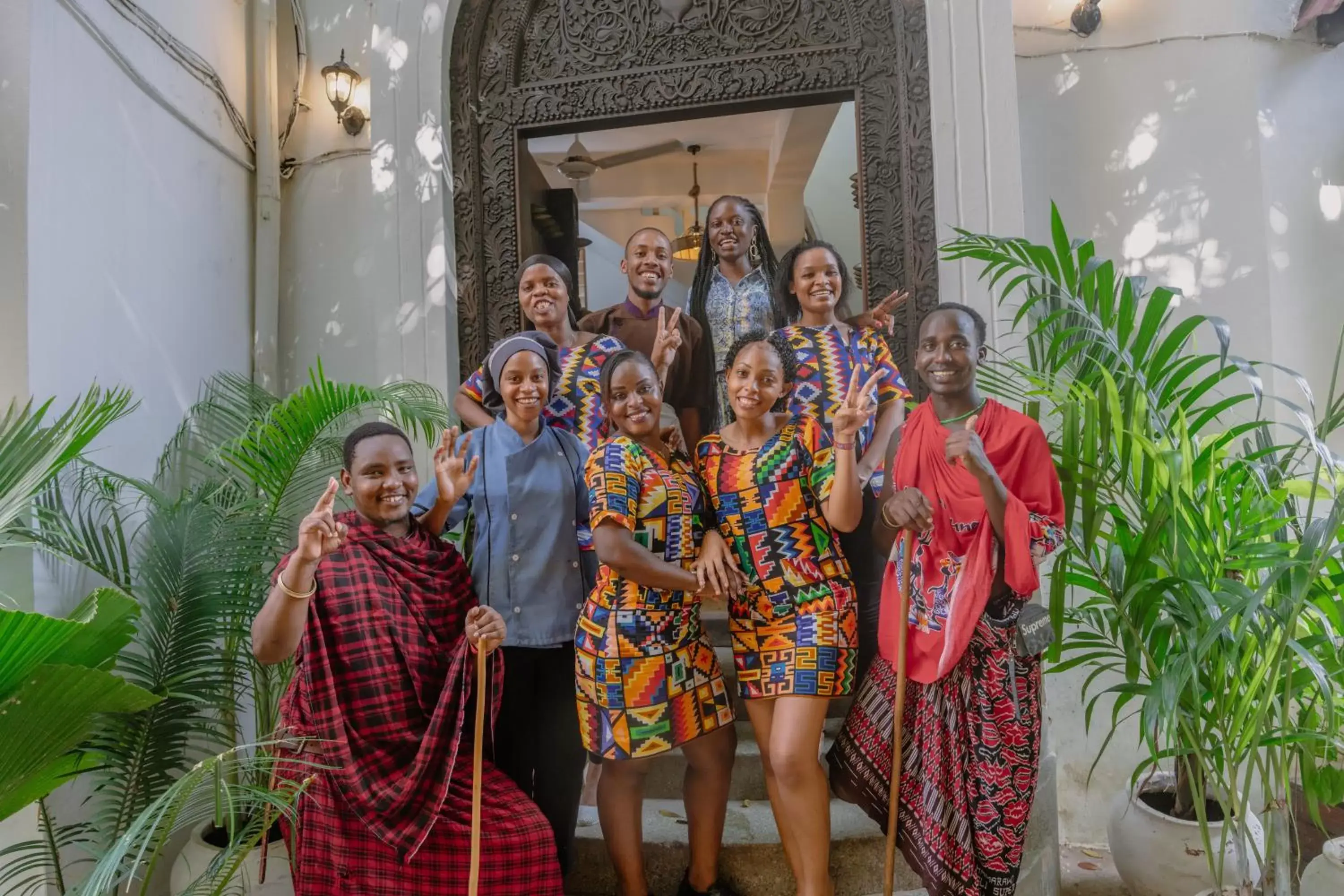 Staff in Shoki Shoki House Stone Town