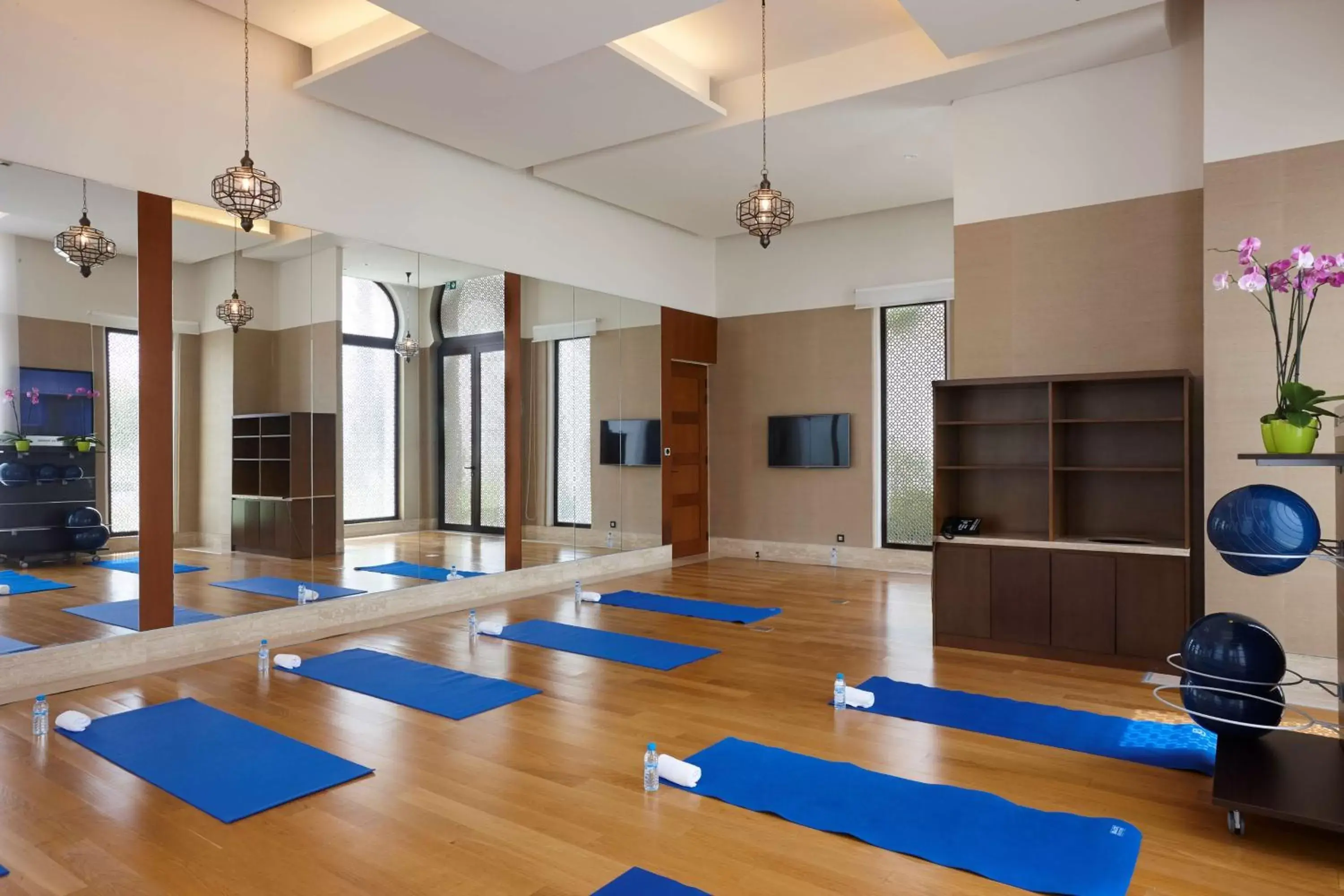 Fitness centre/facilities in Banyan Tree Tamouda Bay