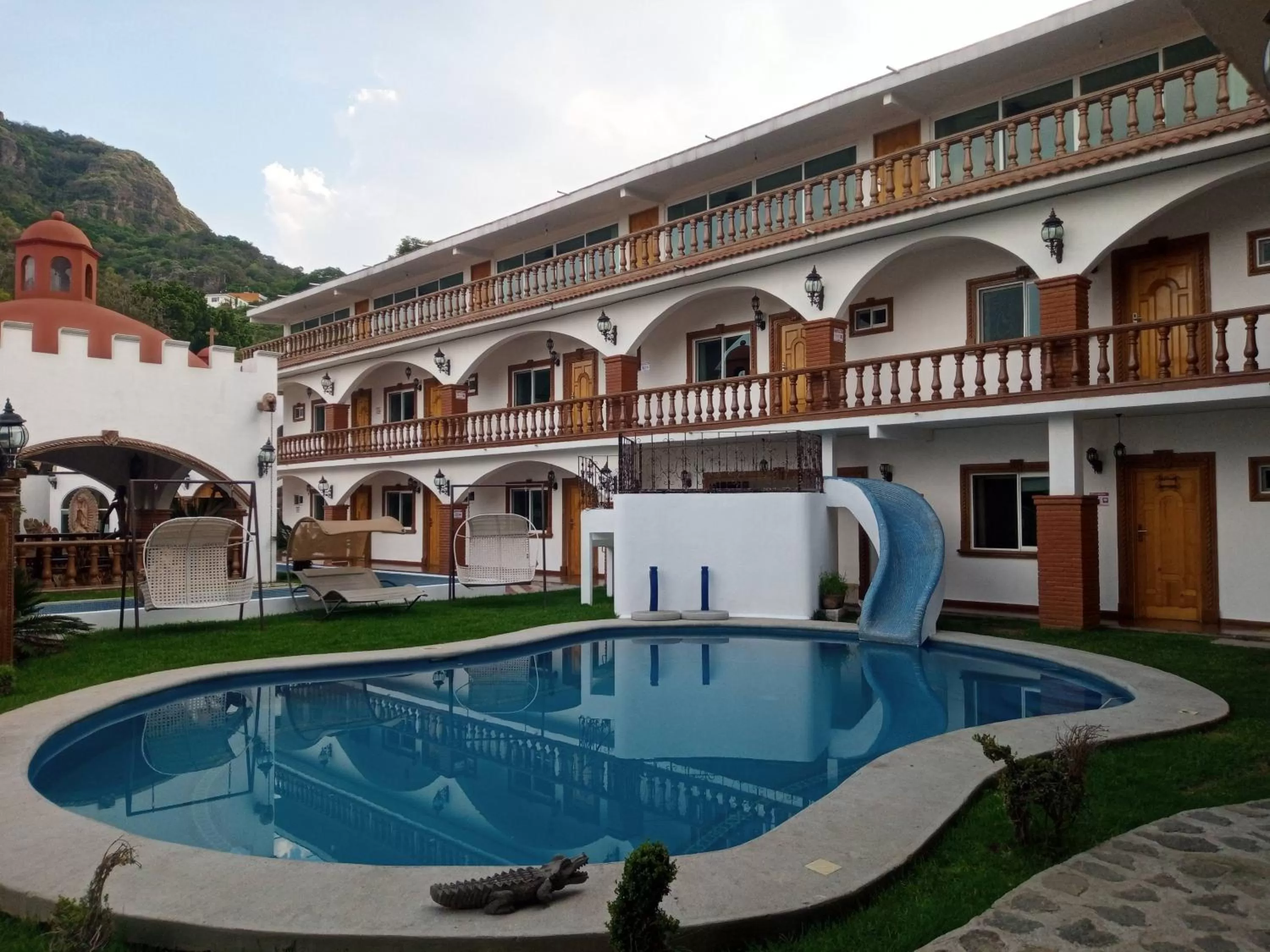 Property building in Hotel Leyenda del Tepozteco