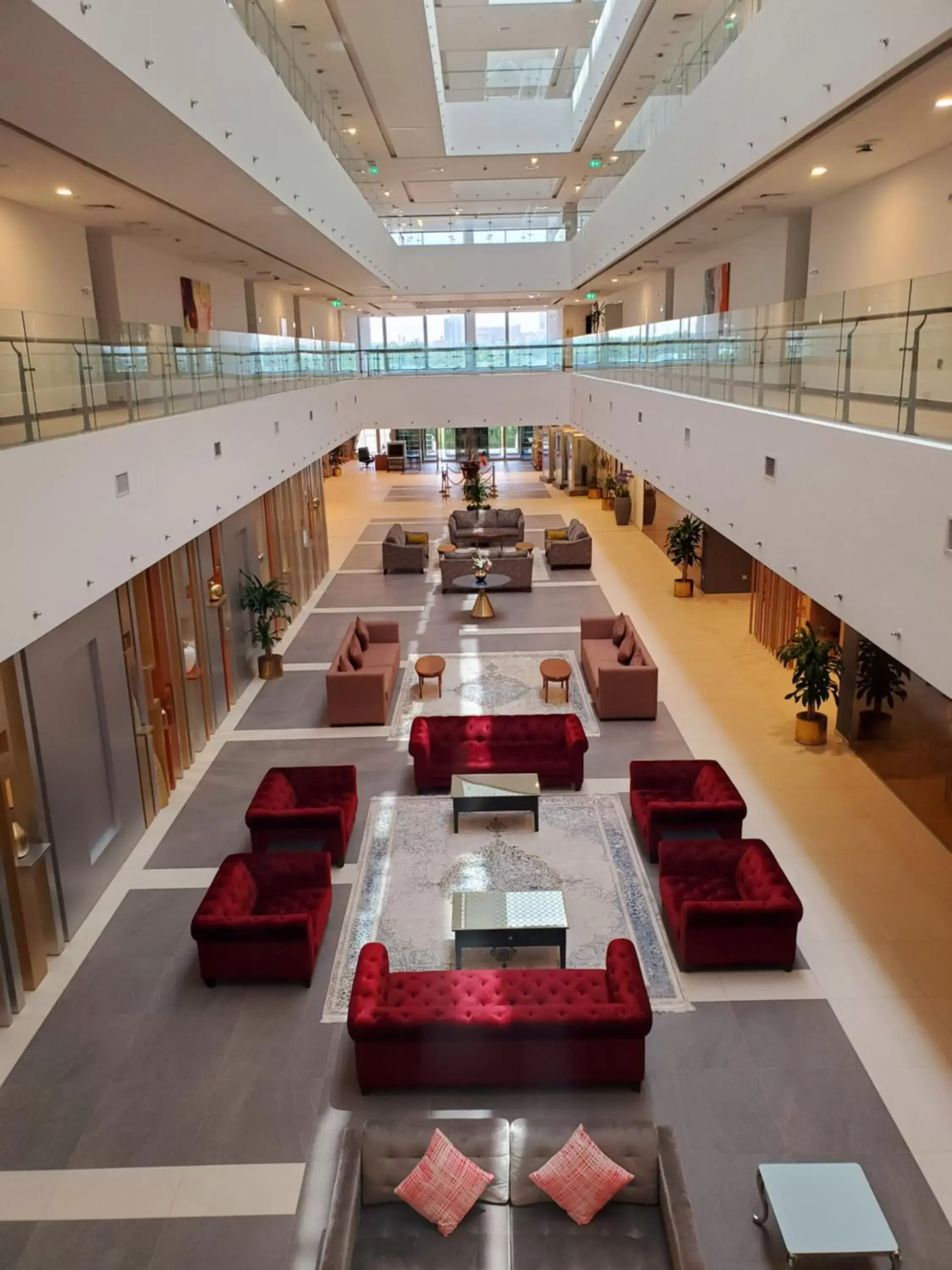 Lobby or reception in Al Kout Beach Hotel Lobby or reception in Al Kout Beach Hotel