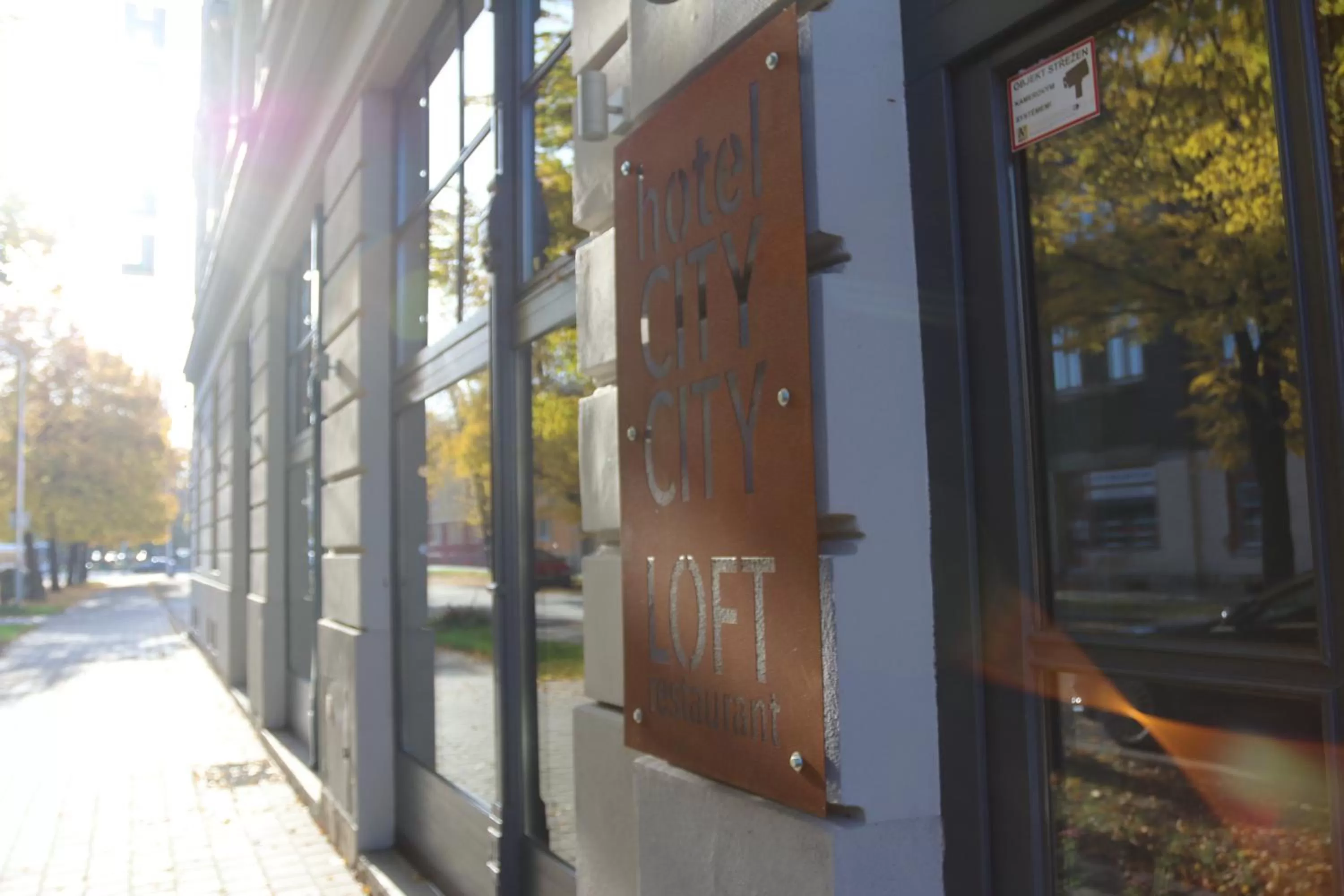 Facade/entrance in Hotel city.city