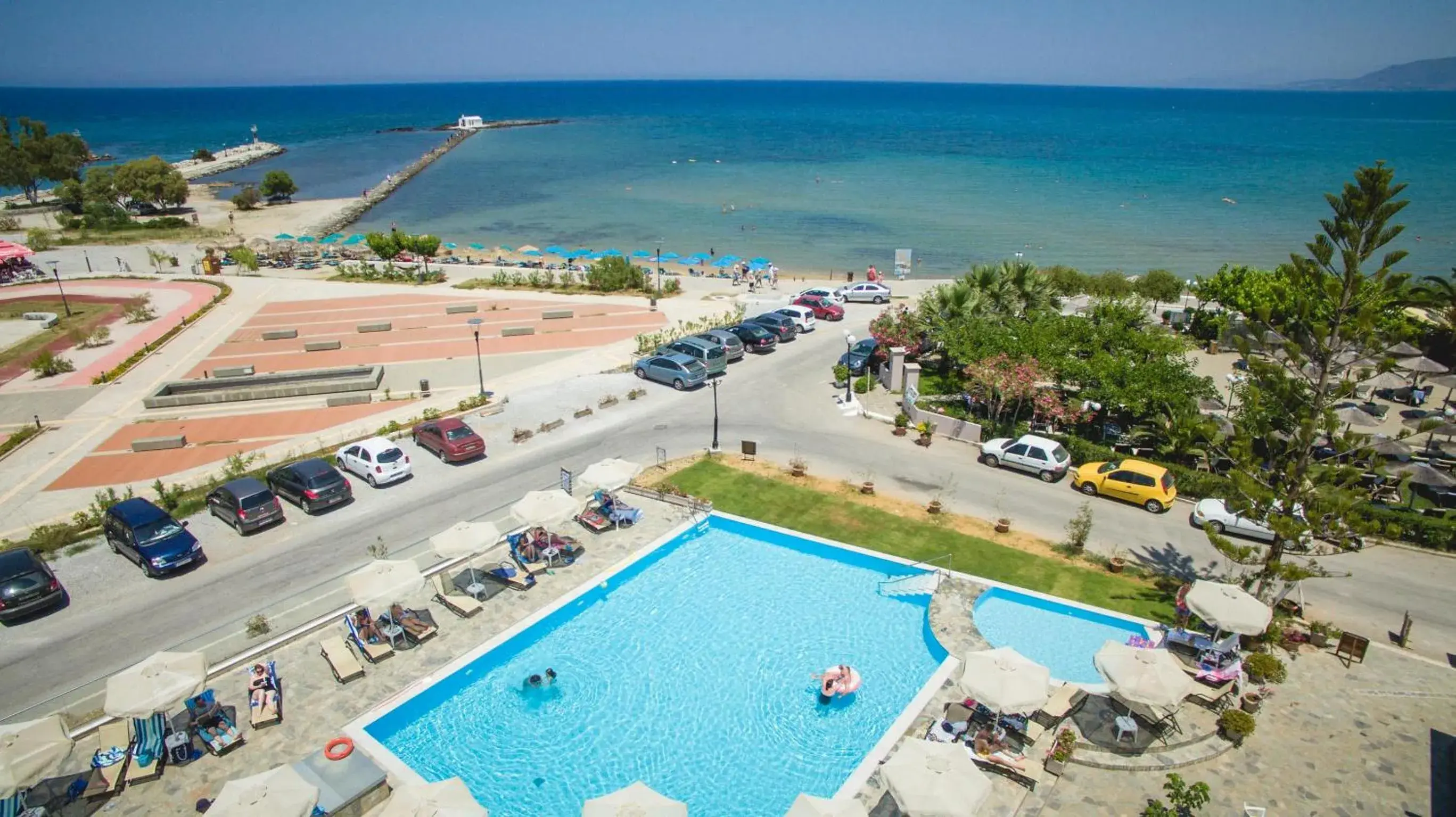 Pool View in Georgioupolis Beach Hotel