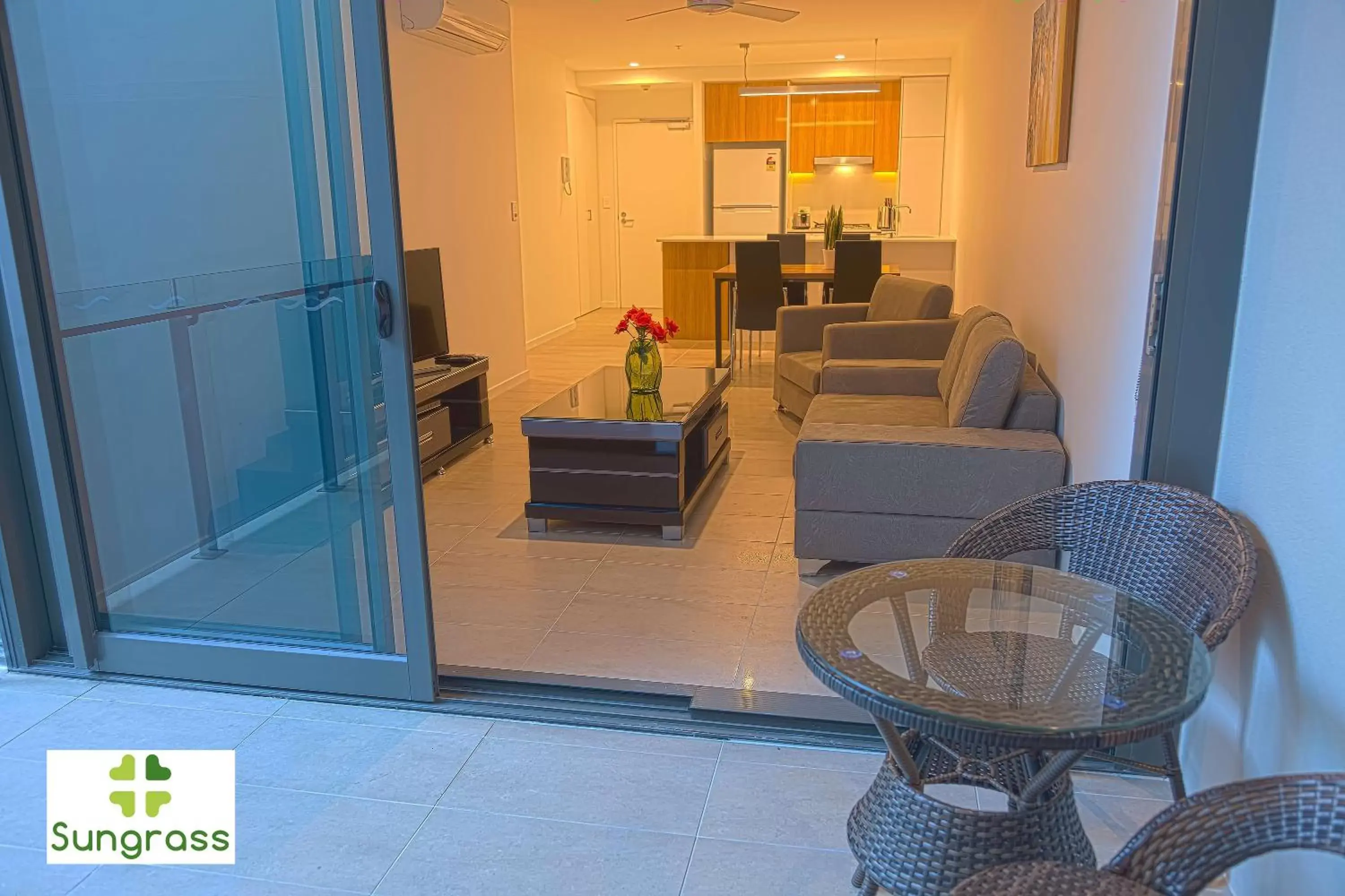 Patio, Seating Area in Fleet Lane Apartments