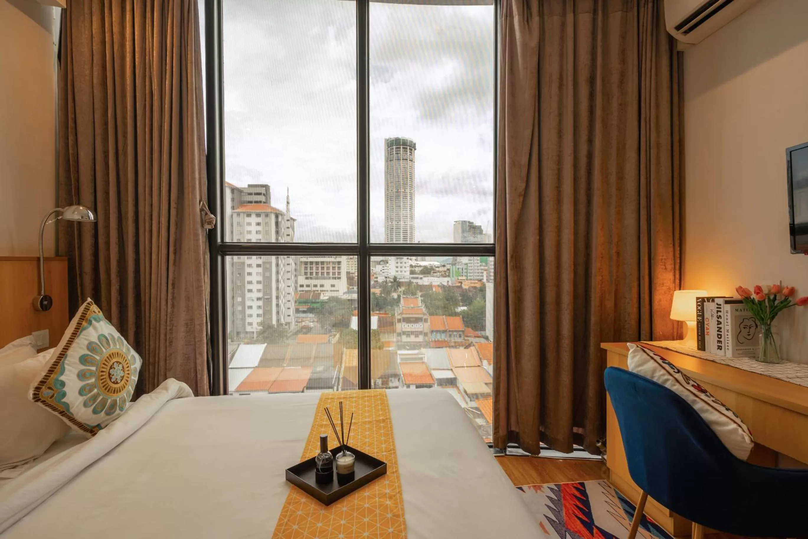 Bed in Summer Tree Hotel Penang